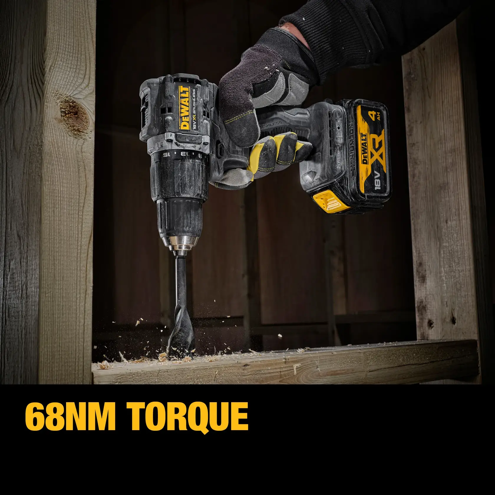 18V XR® Brushless 100 Year Hammer Drill Driver - 2 X 4AH