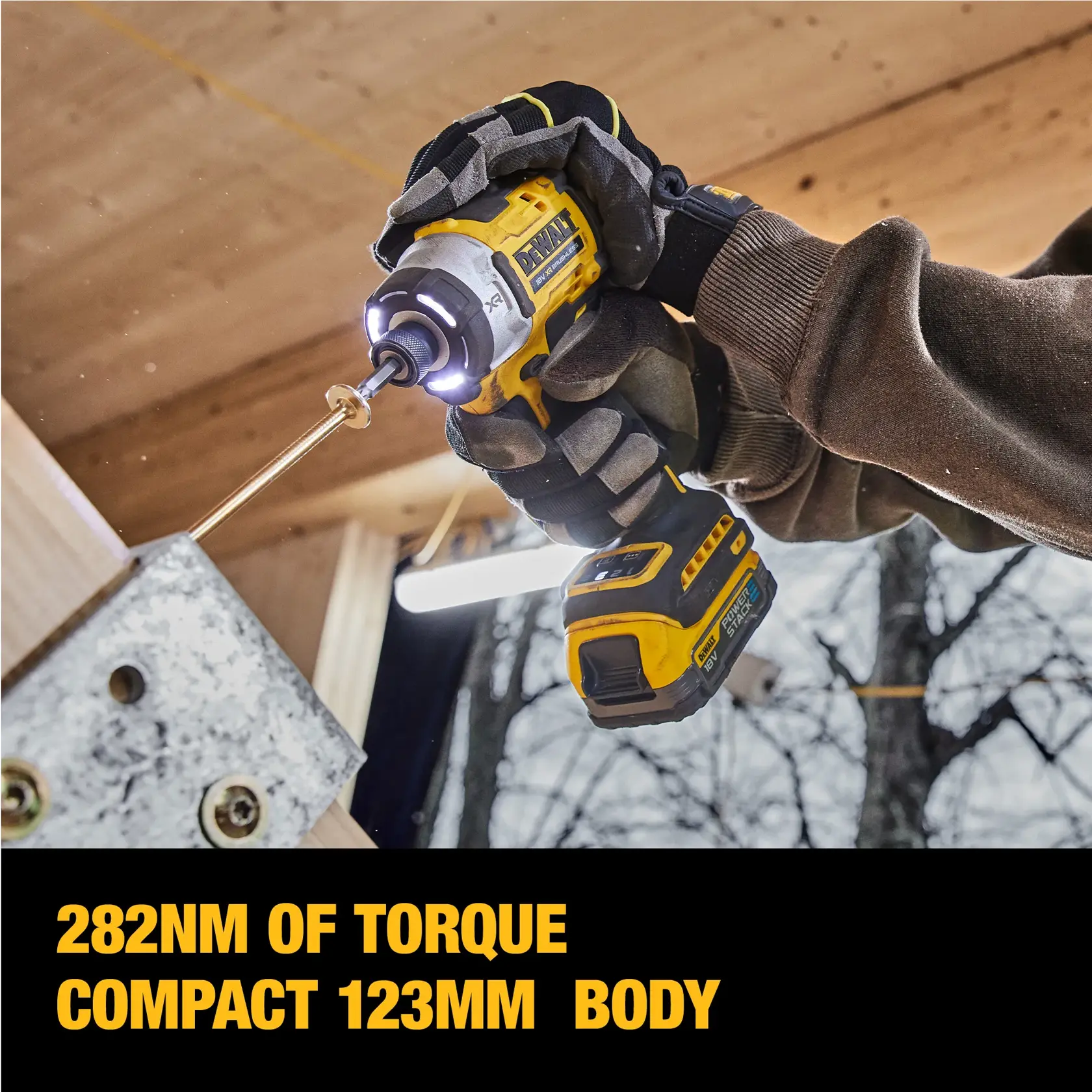 18V XR® Brushless Premium Impact Driver - 2 X 1.7Ah POWERSTACK™ Battery
