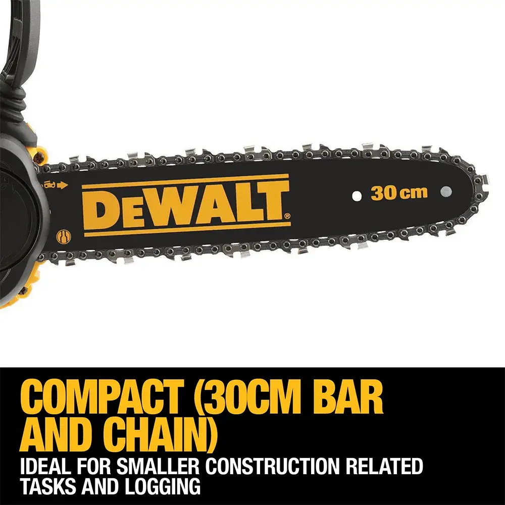 18V XR® Brushless 30cm Compact Chainsaw (Tool Only)