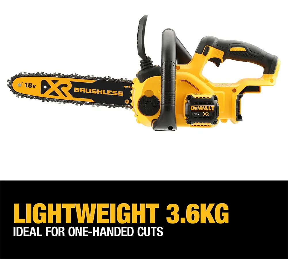 18V XR® Brushless 30cm Compact Chainsaw (Tool Only)