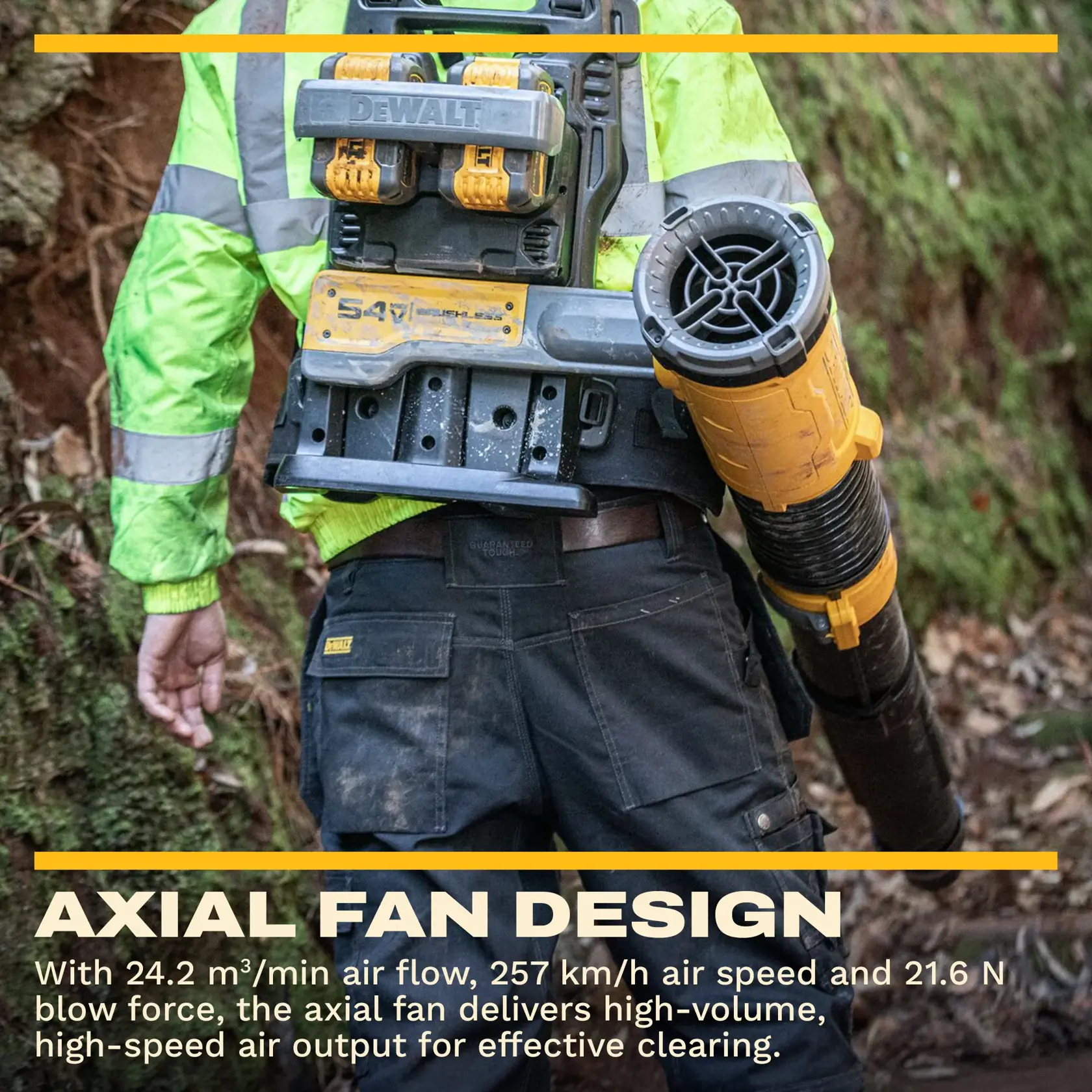 2 x 54V XR FLEXVOLT® Backpack Blower (Tool Only)