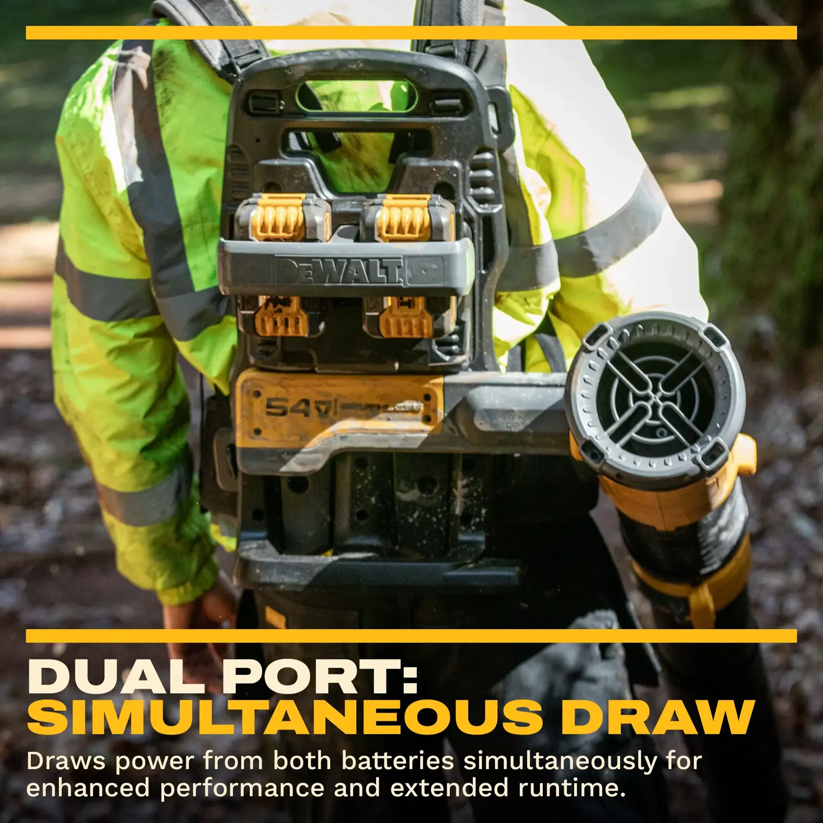 2 x 54V XR FLEXVOLT® Backpack Blower (Tool Only)