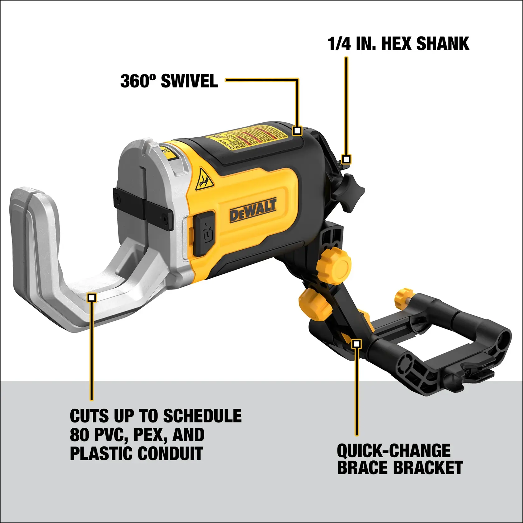 Impact Attachment For PVC/pex Pipe Cutter