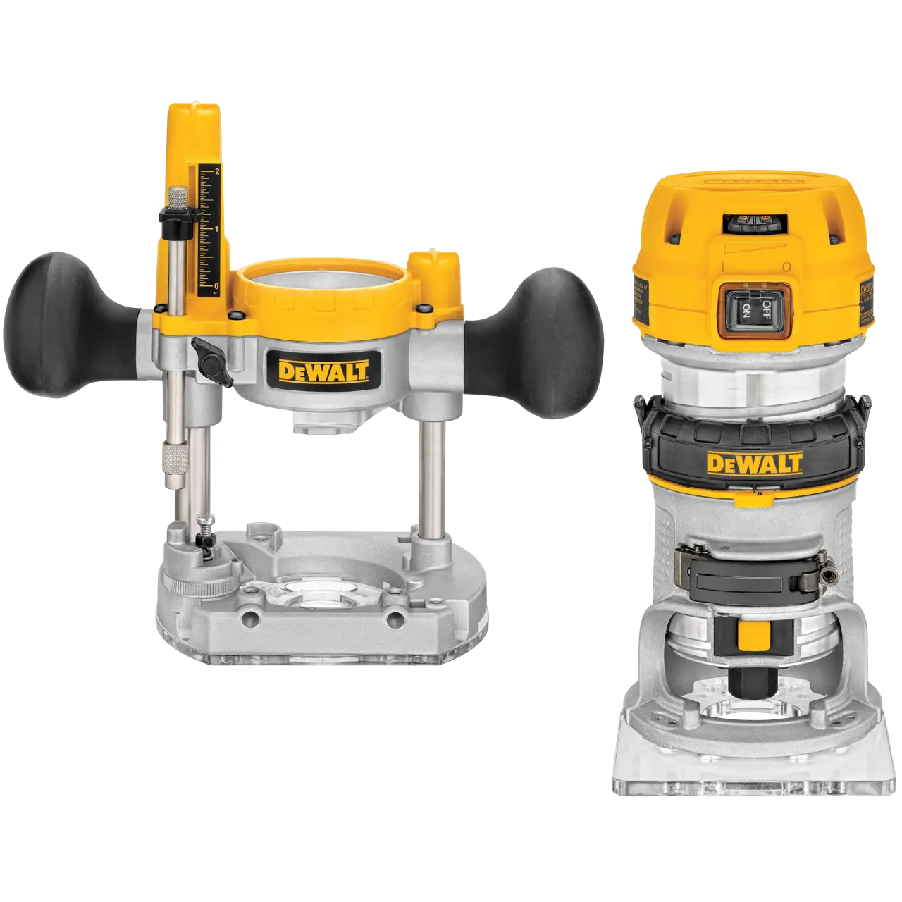 900W 1/4-in Plunge & Fixed Base Router
