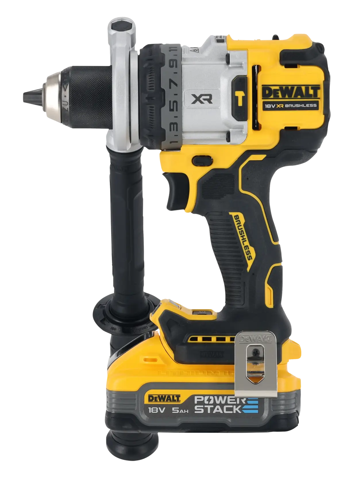 18V XR® Brushless Premium Hammer Drill Driver - 2 X POWERSTACK™ 5AH