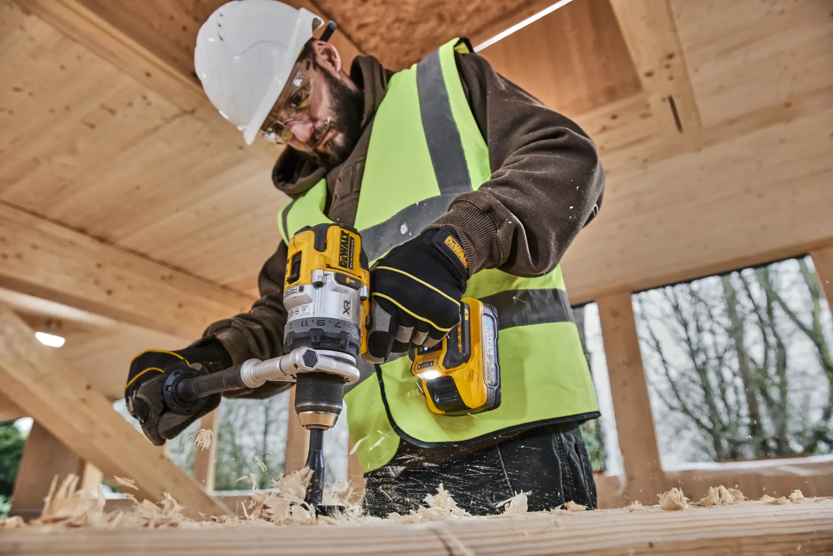 18V XR® Brushless Premium Hammer Drill Driver - 2 X POWERSTACK™ 5AH