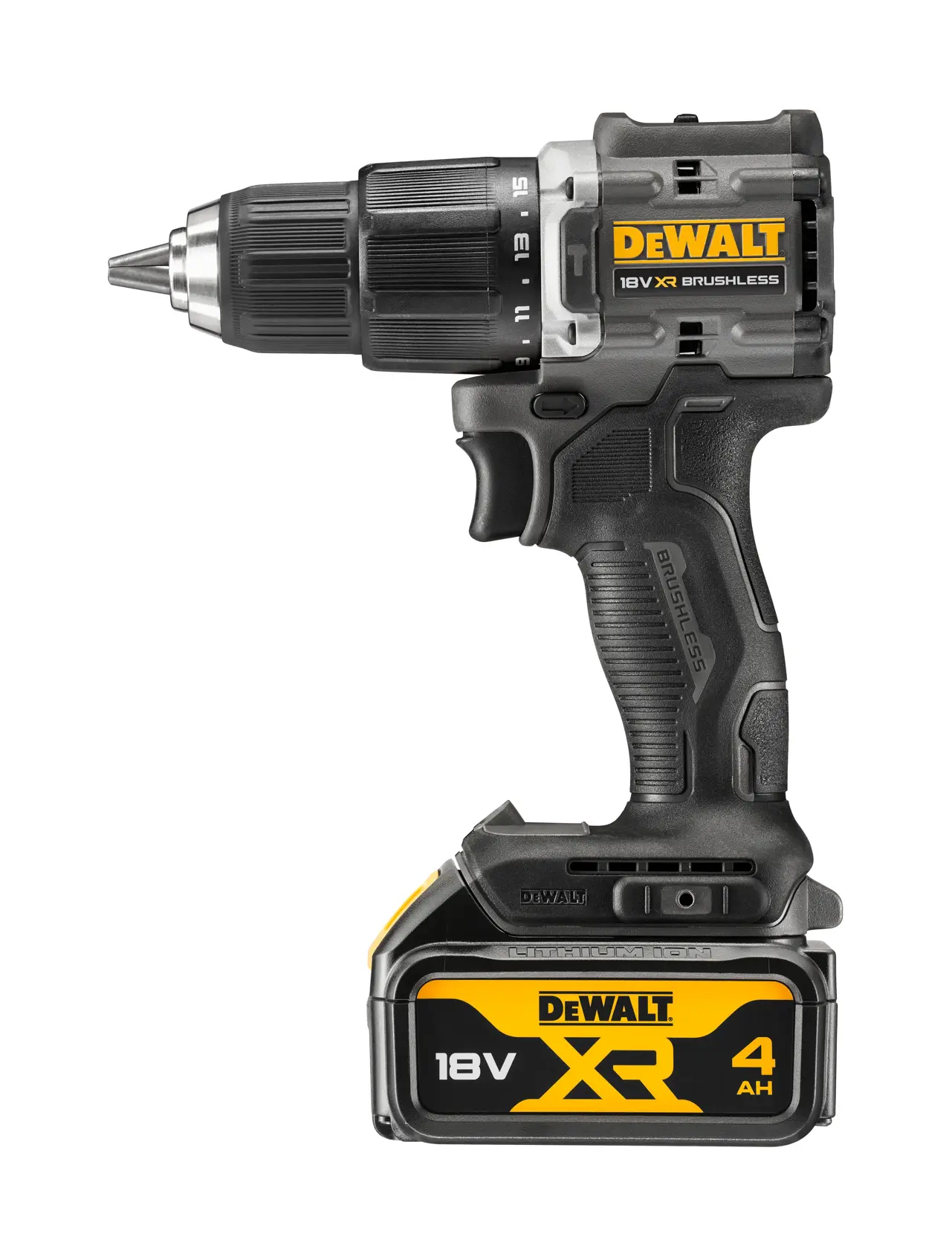 18V XR® Brushless 100 Year Hammer Drill Driver - 2 X 4AH