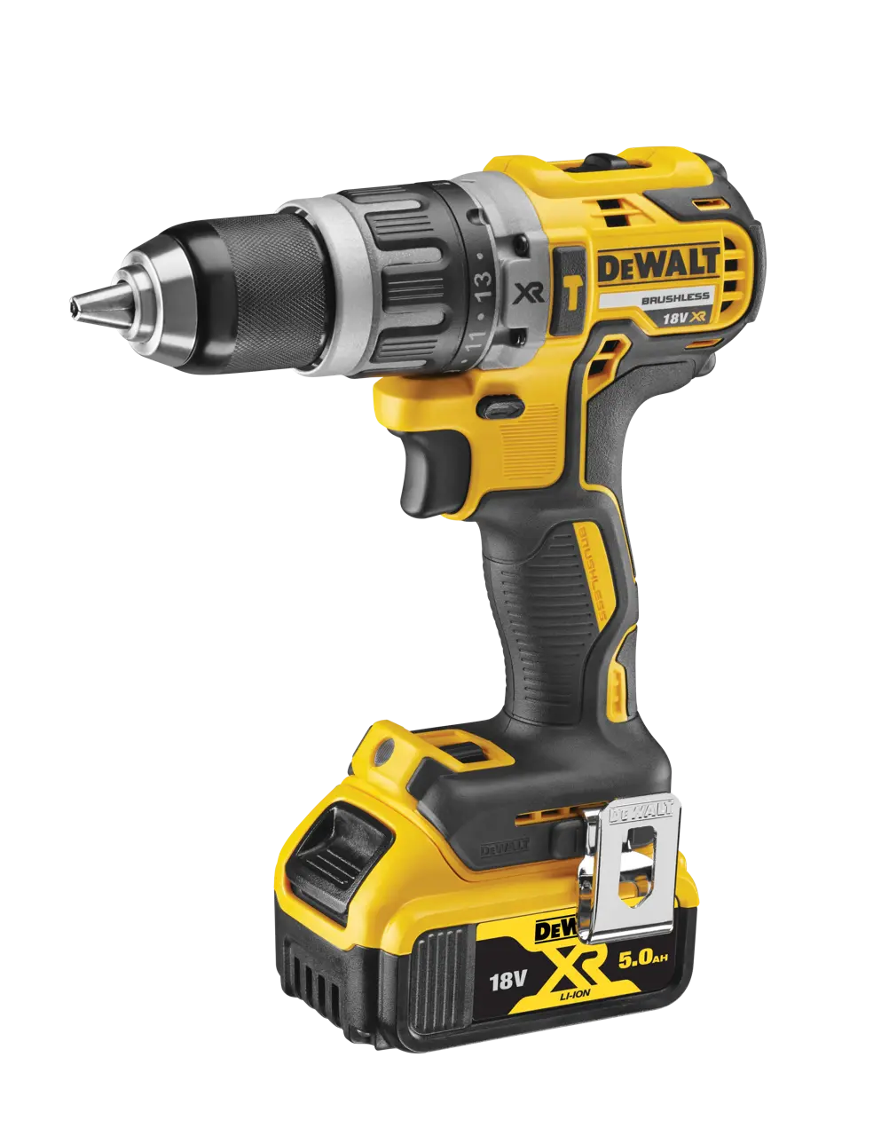 18V XR Brushless Hammer Drill Driver with (1) 5Ah Battery