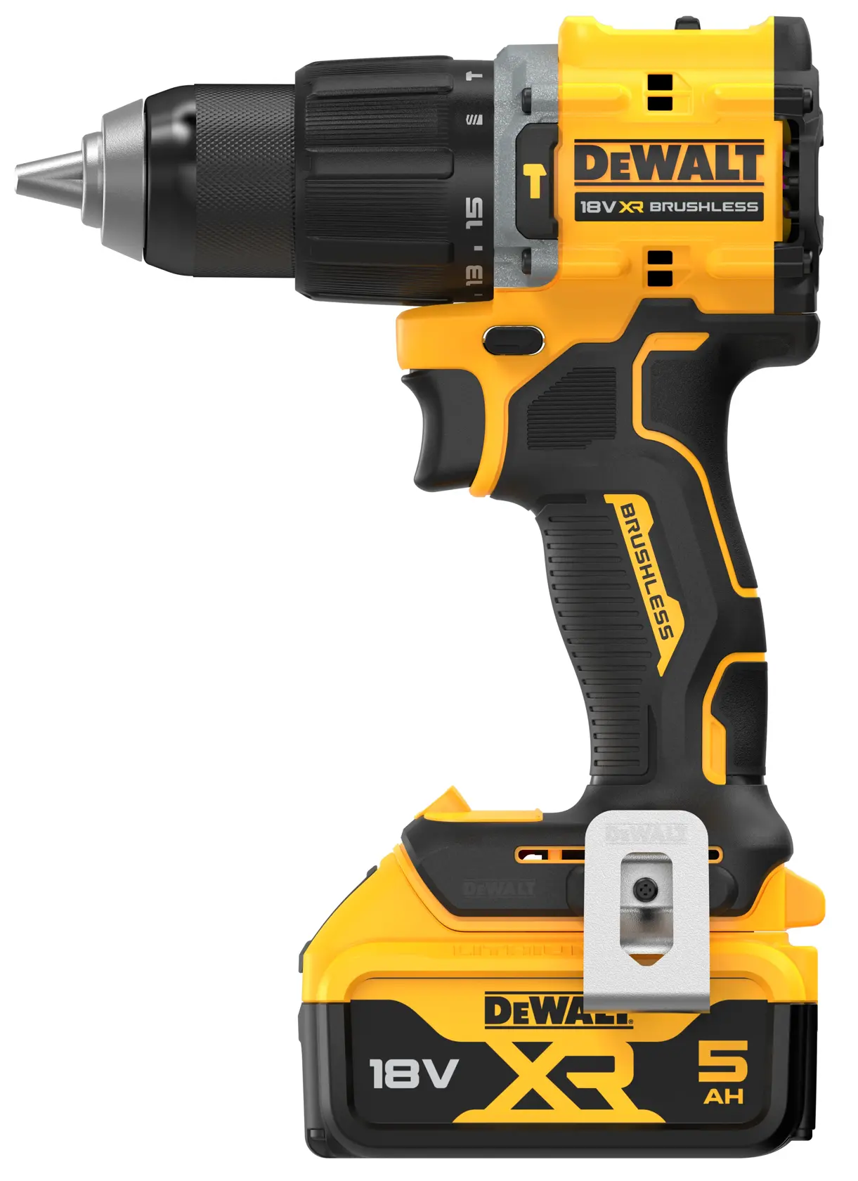 18V XR® Brushless Hammer Drill Driver - 1 X 5Ah Battery