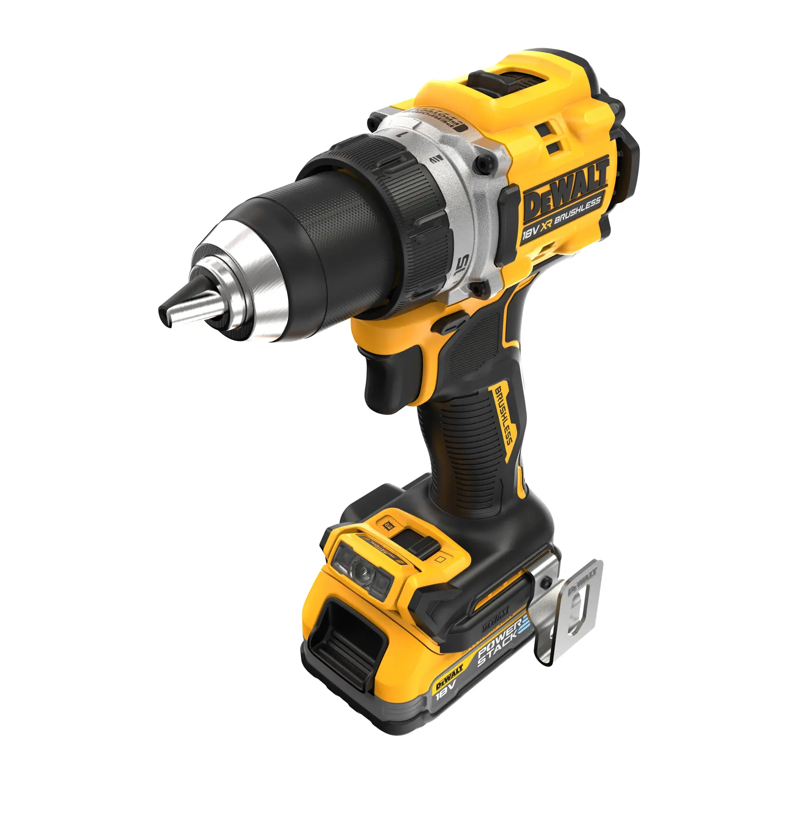 18V XR® Brushless Drill Driver - 2 X 1.7Ah POWERSTACK™ Batteries