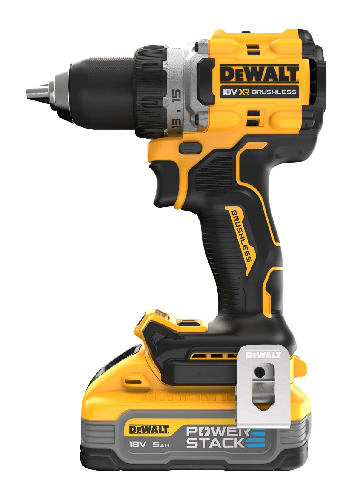 18V XR® Brushless Drill Driver - 2 X 5Ah POWERSTACK™ Batteries