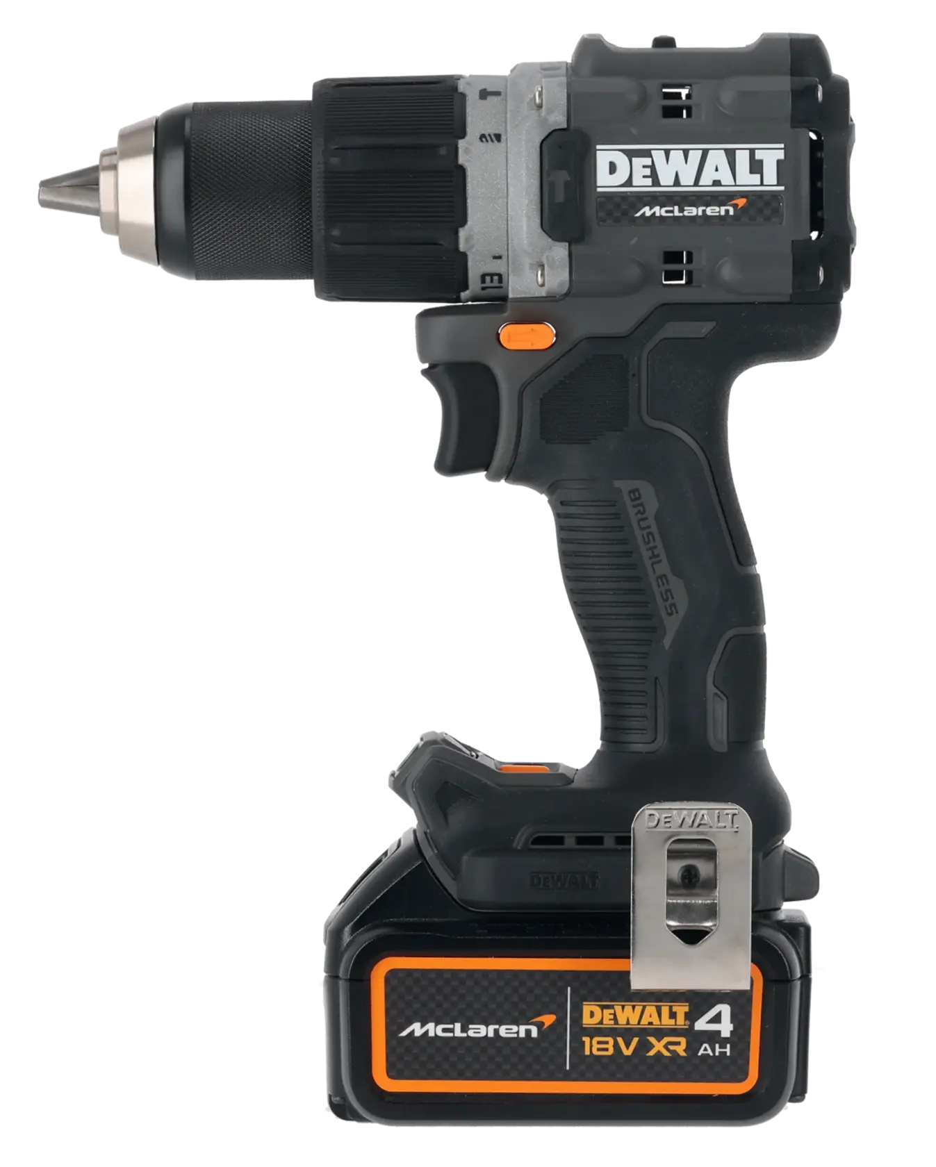 x McLaren F1 Team 18V XR® Brushless Hammer Drill Driver - 1 x 4AH