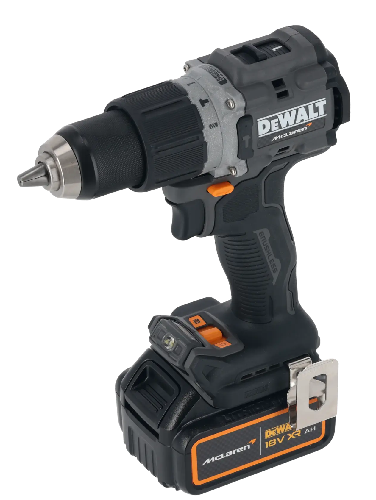 x McLaren F1 Team 18V XR® Brushless Hammer Drill Driver - 1 x 4AH
