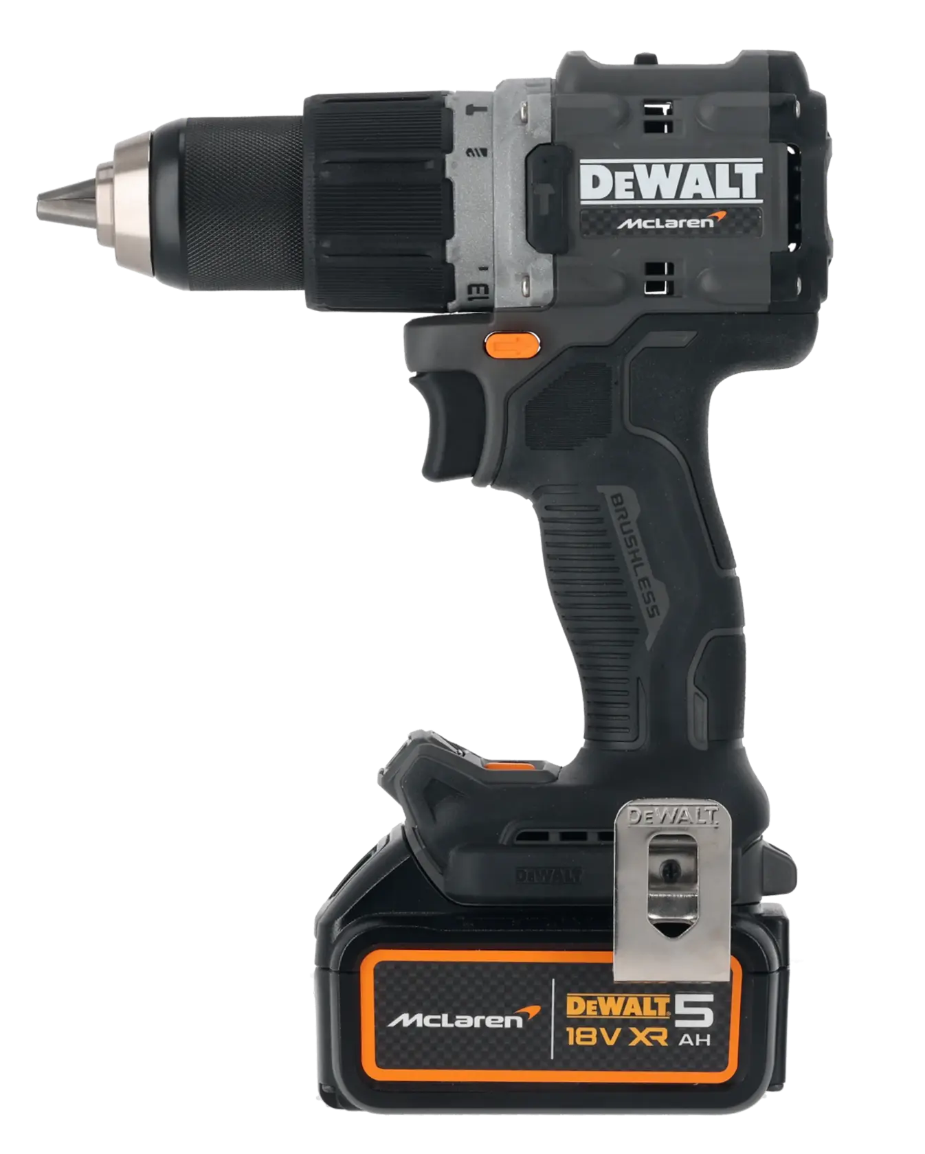 x McLaren F1 Team 18V XR® Brushless Hammer Drill Driver - 1 x 5AH