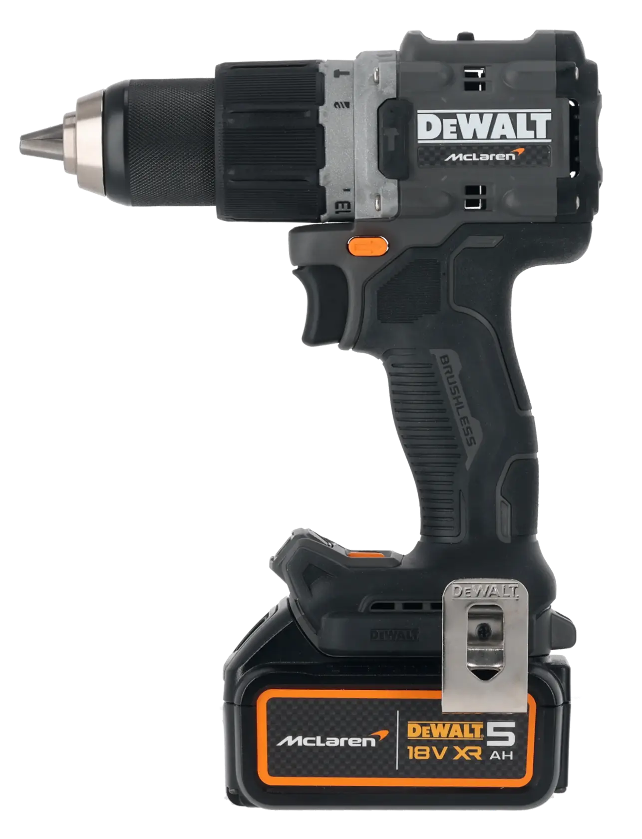 x McLaren F1 Team 18V XR® Brushless Hammer Drill Driver - 2 x 5AH