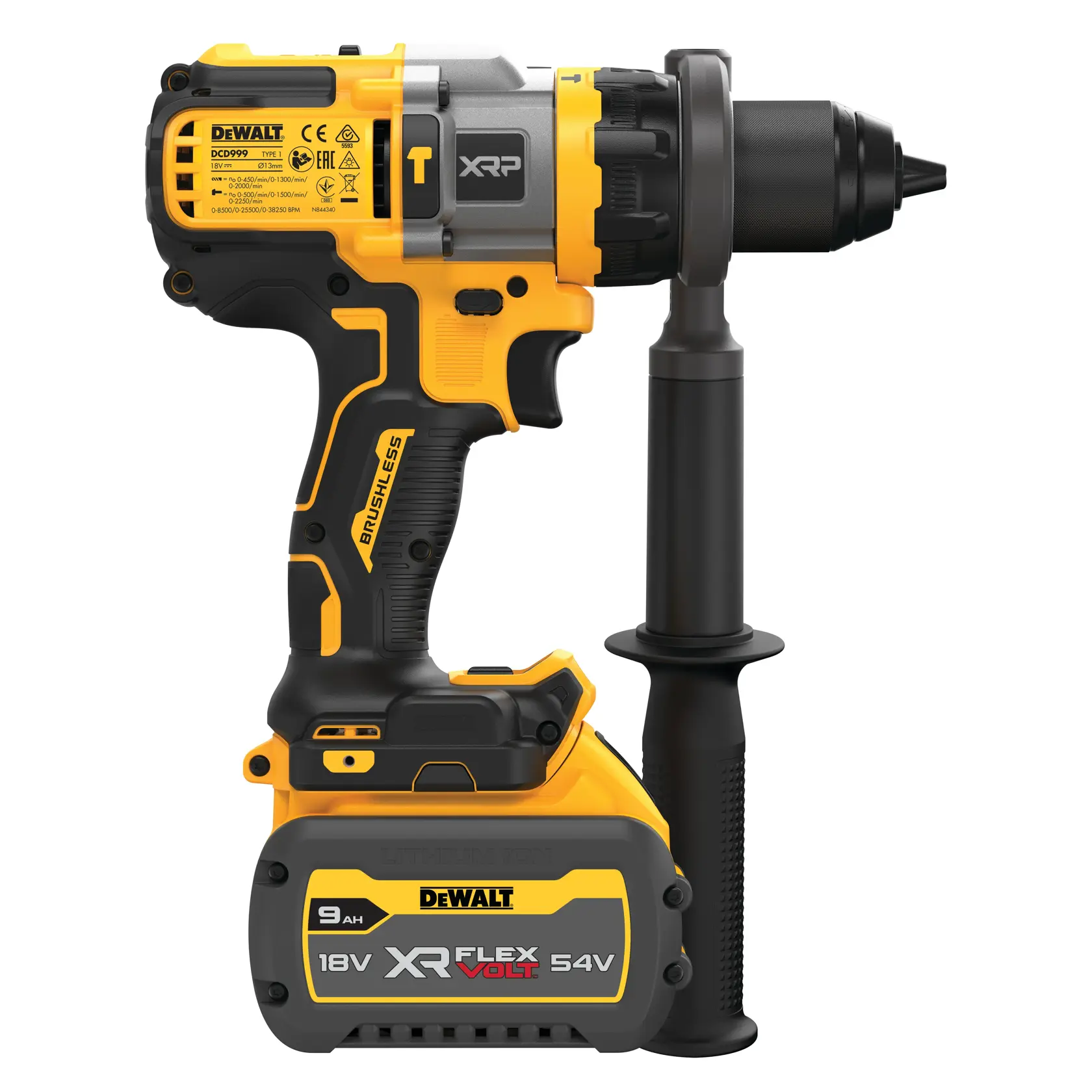 18V XR® XRP Hammer Drill Driver With FLEXVOLT® ADVANTAGE (1 X 9 Ah)