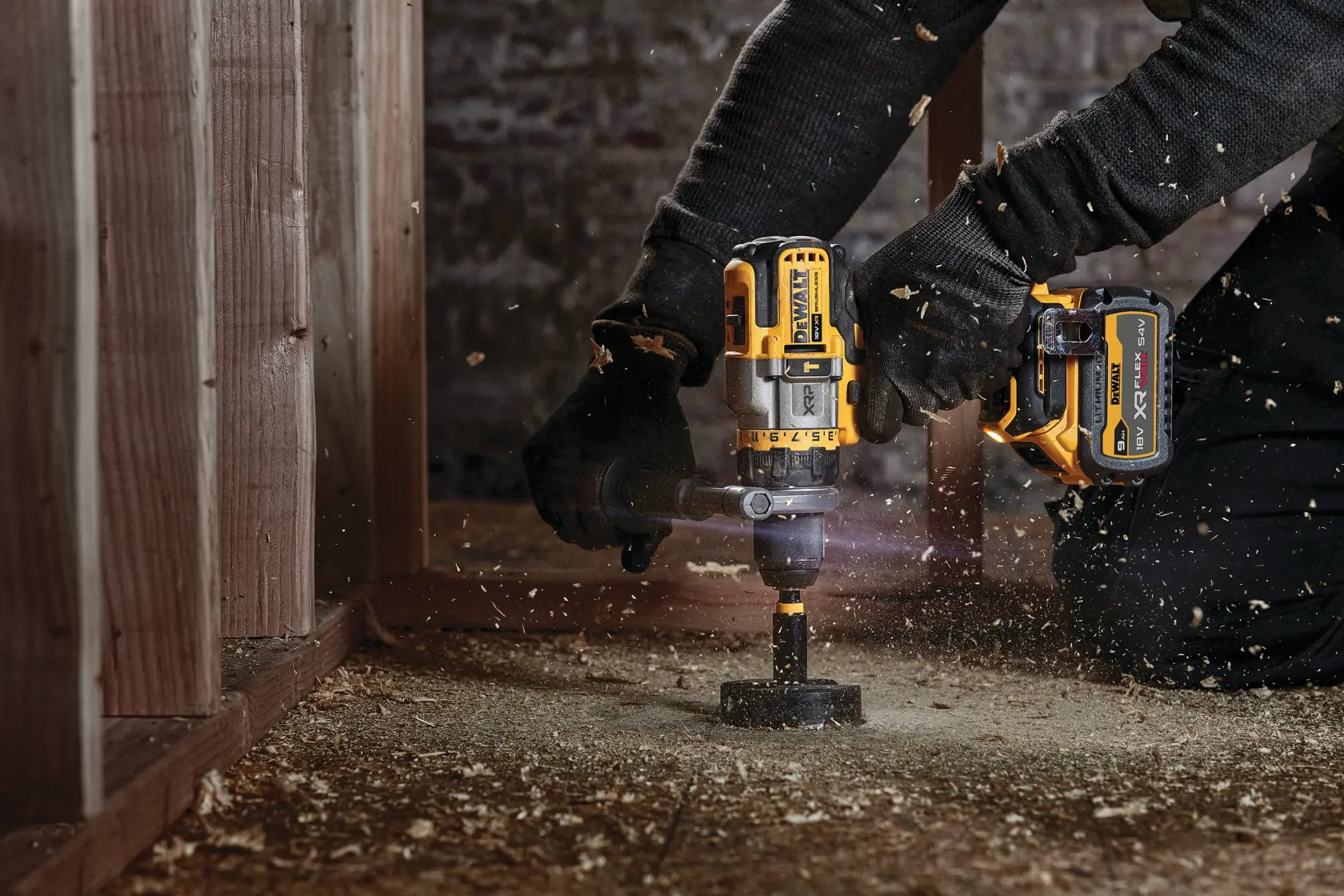18V XR® XRP Hammer Drill Driver With FLEXVOLT® ADVANTAGE (1 X 9 Ah)