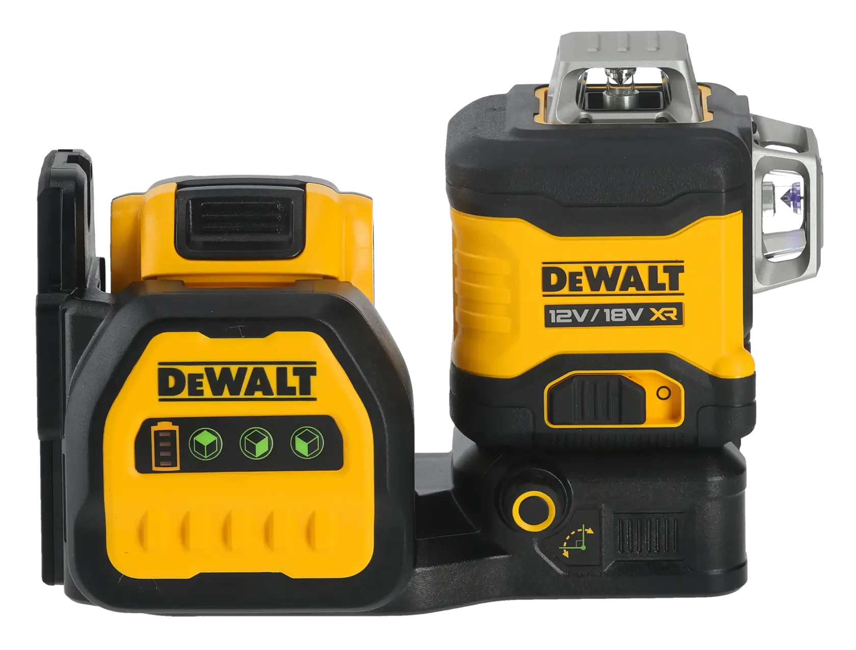 12V/18V XR® Green Cross Line Laser (1 X 2 Ah) (3 x 360)
