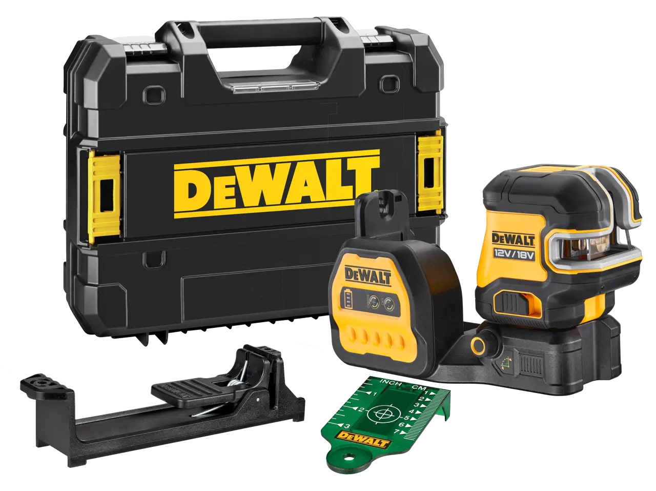 12 / 18V 2-Point and Cross Green Beam Laser (Tool Only)