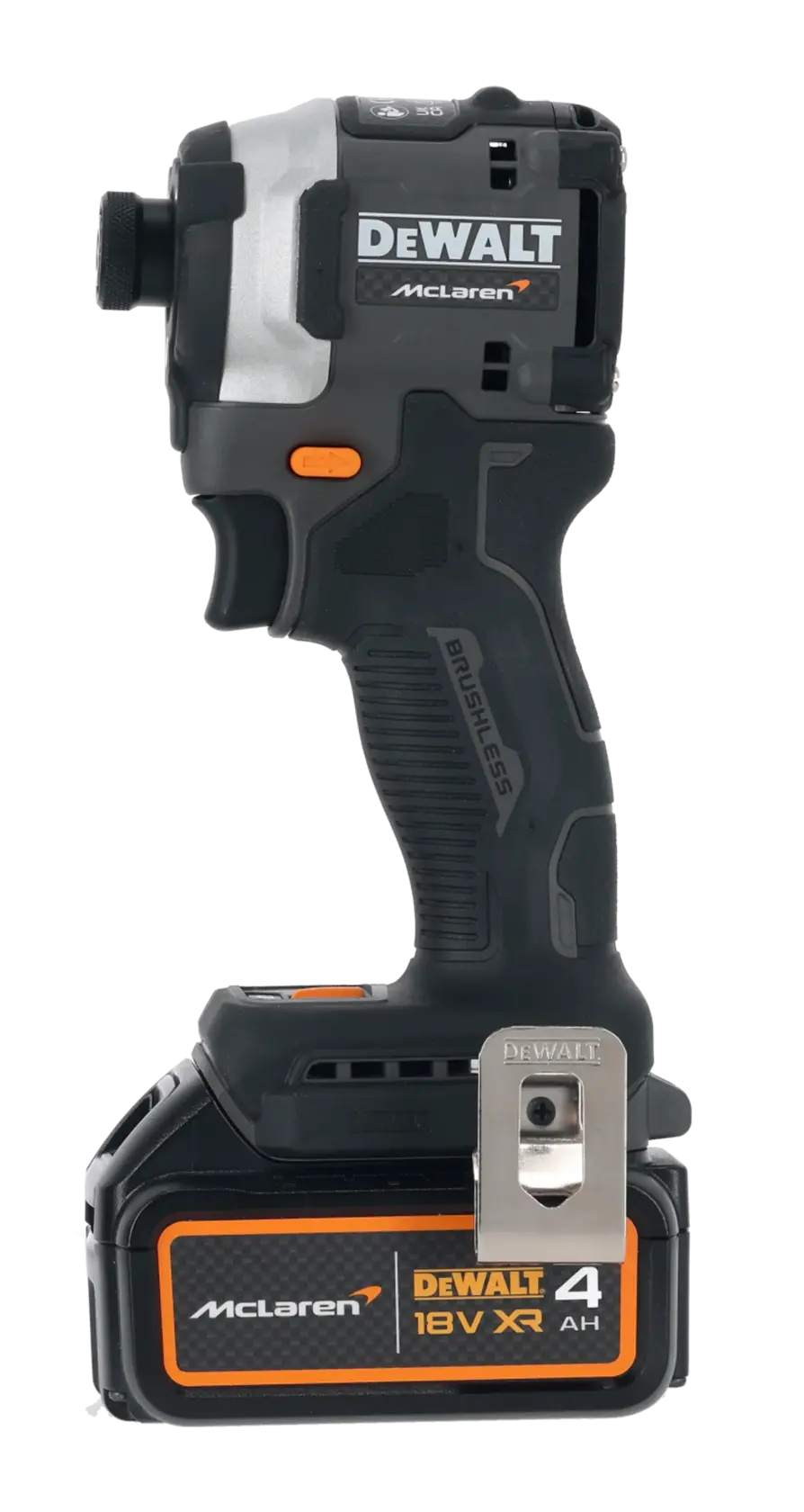 x McLaren F1 Team 18V XR® Brushless Impact Driver - 1 x 4AH