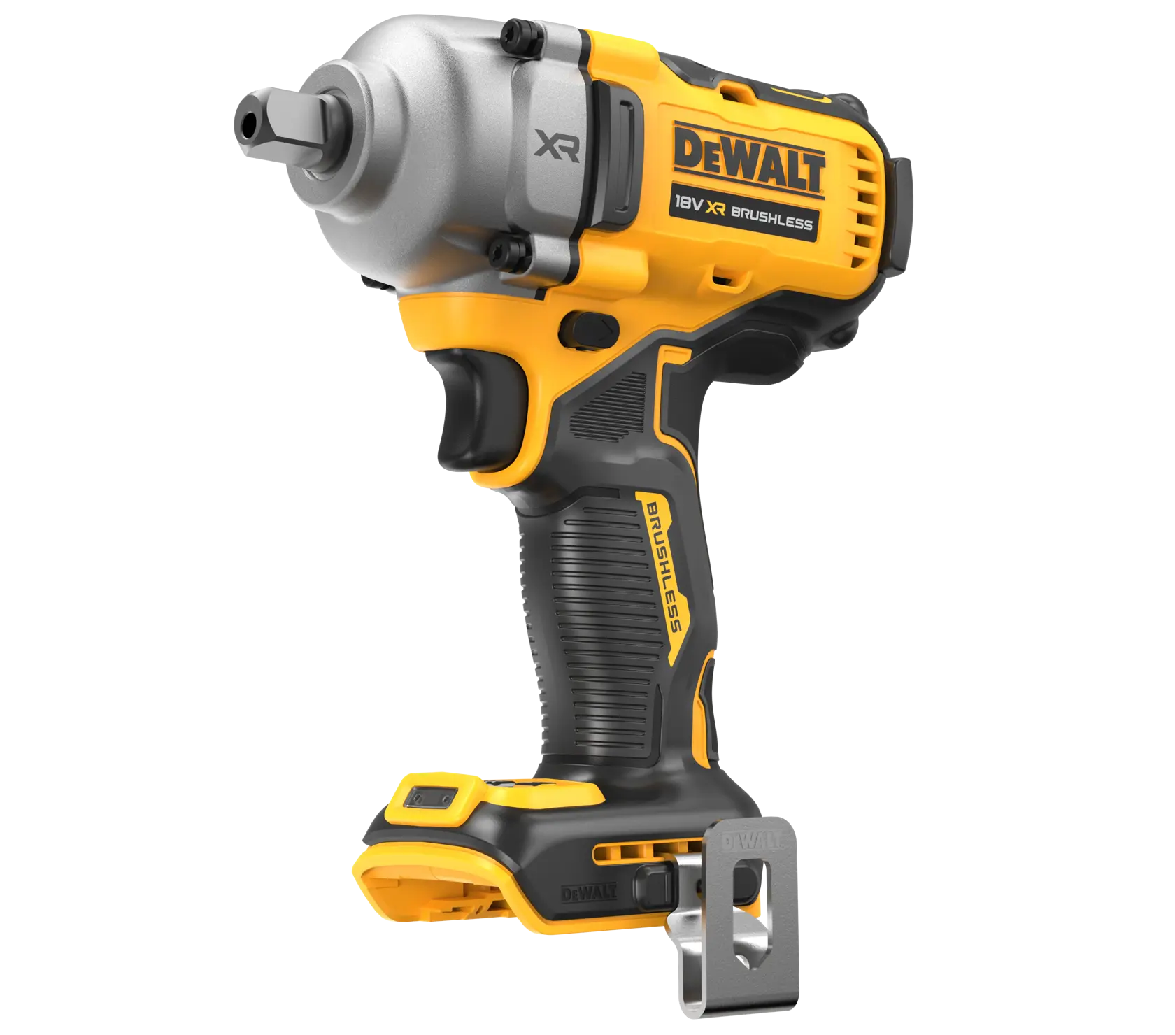 18V XR® Brushless 1/2" Detent Pin Mid Torque Impact Wrench - Bare Unit