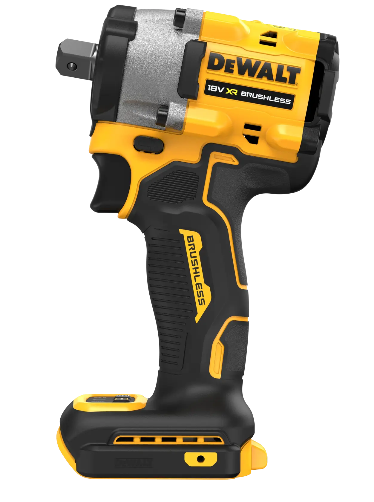 18V XR® Brushless 1/2" Detent Pin Compact Impact Wrench - Bare Unit