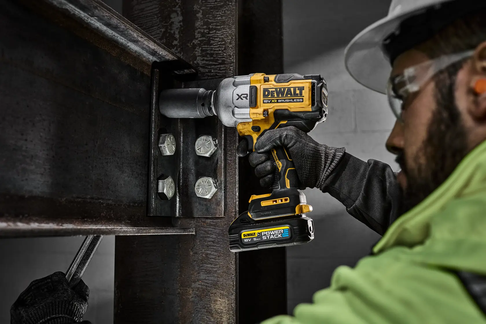 18V XR® Brushless 3/4-in Hog Ring Premium High Torque Impact Wrench (Tool Only)