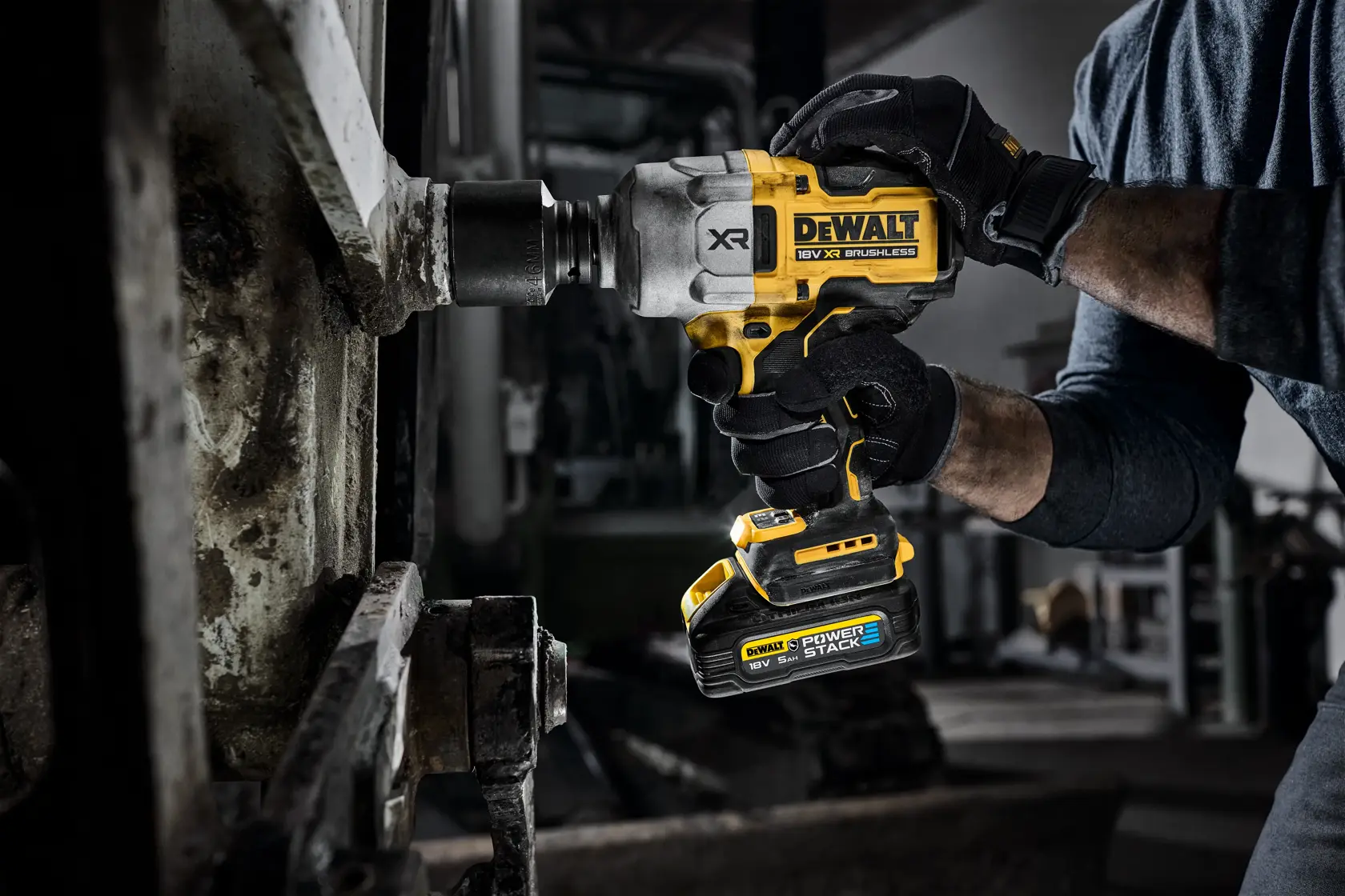 18V XR® Brushless 3/4-in Hog Ring Premium High Torque Impact Wrench (Tool Only)