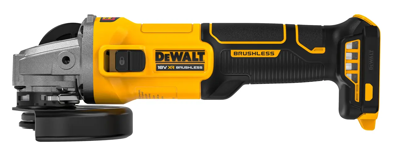 18V XR Brushless 125mm Paddle Switch Angle Grinder (Tool Only)