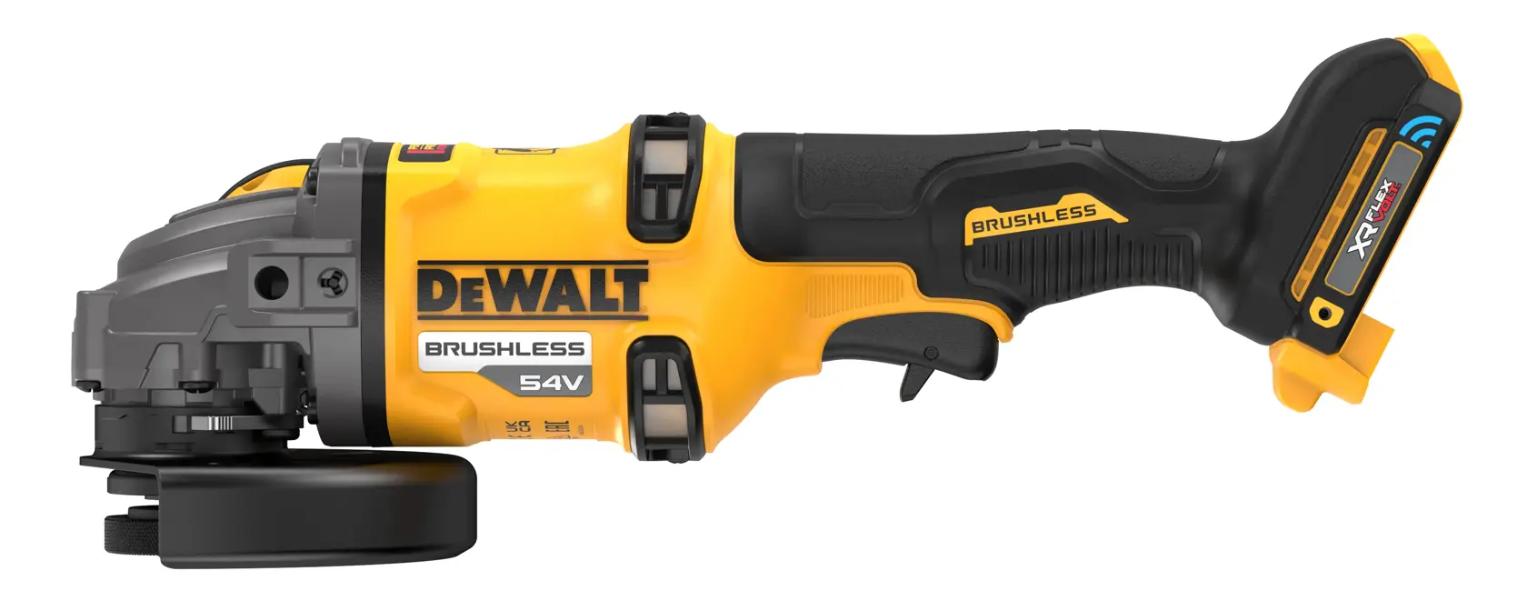 54V XR FLEXVOLT® 125mm Side Handle Angle Grinder (Tool Only)