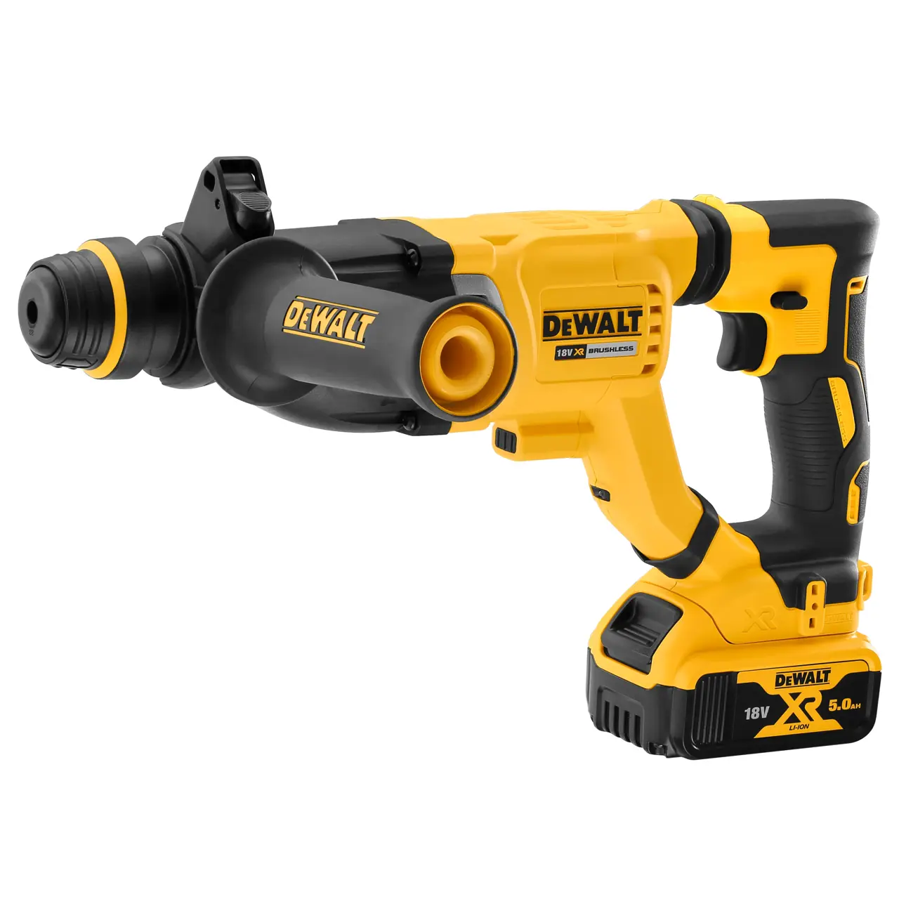 18V XR Brushless SDS-Plus Hammer Drill (28 mm) with (1) 5Ah Battery