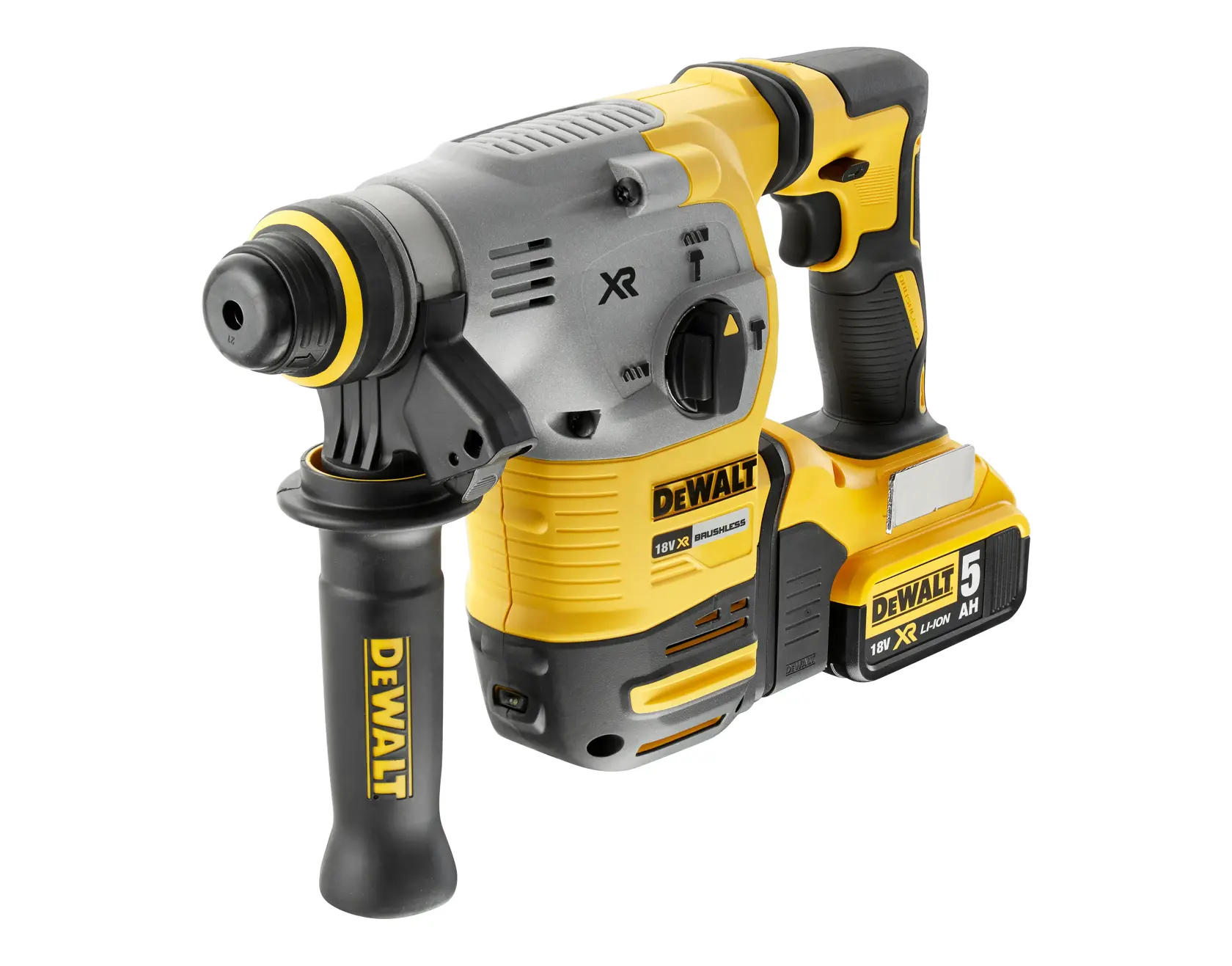 18V XR® Brushless 26mm SDS Plus Hammer Drill - 2 X 5Ah