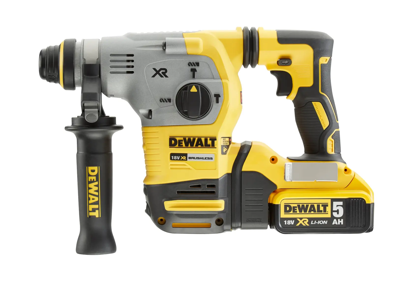 18V XR® Brushless 26mm SDS Plus Hammer Drill - 2 X 5Ah