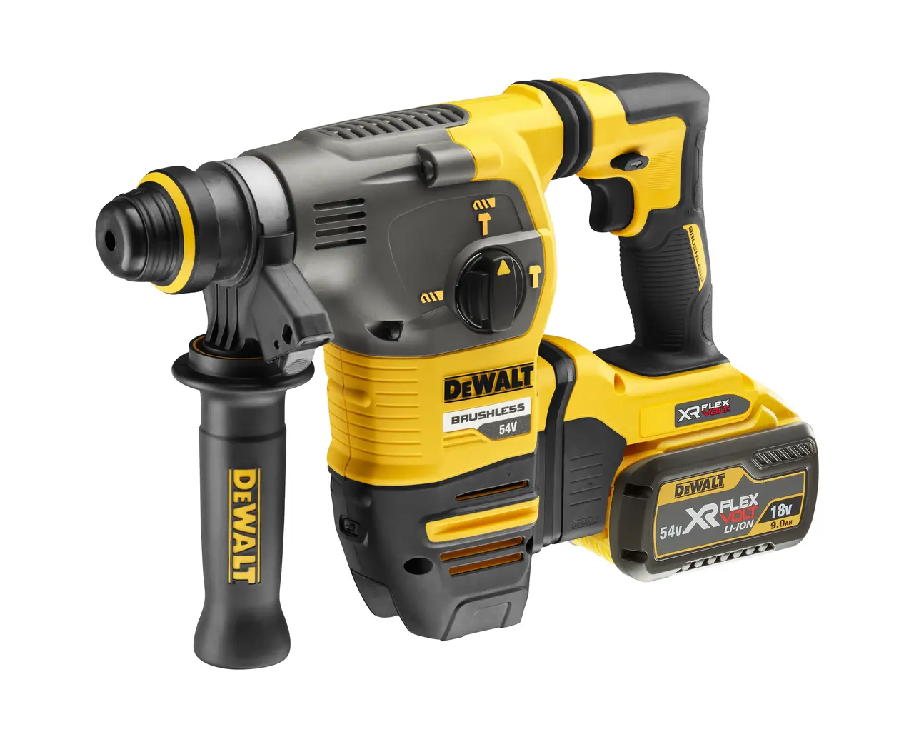 54V XR SDS Plus 300mm 3kg FLEXVOLT with (2) 9Ah Batteries