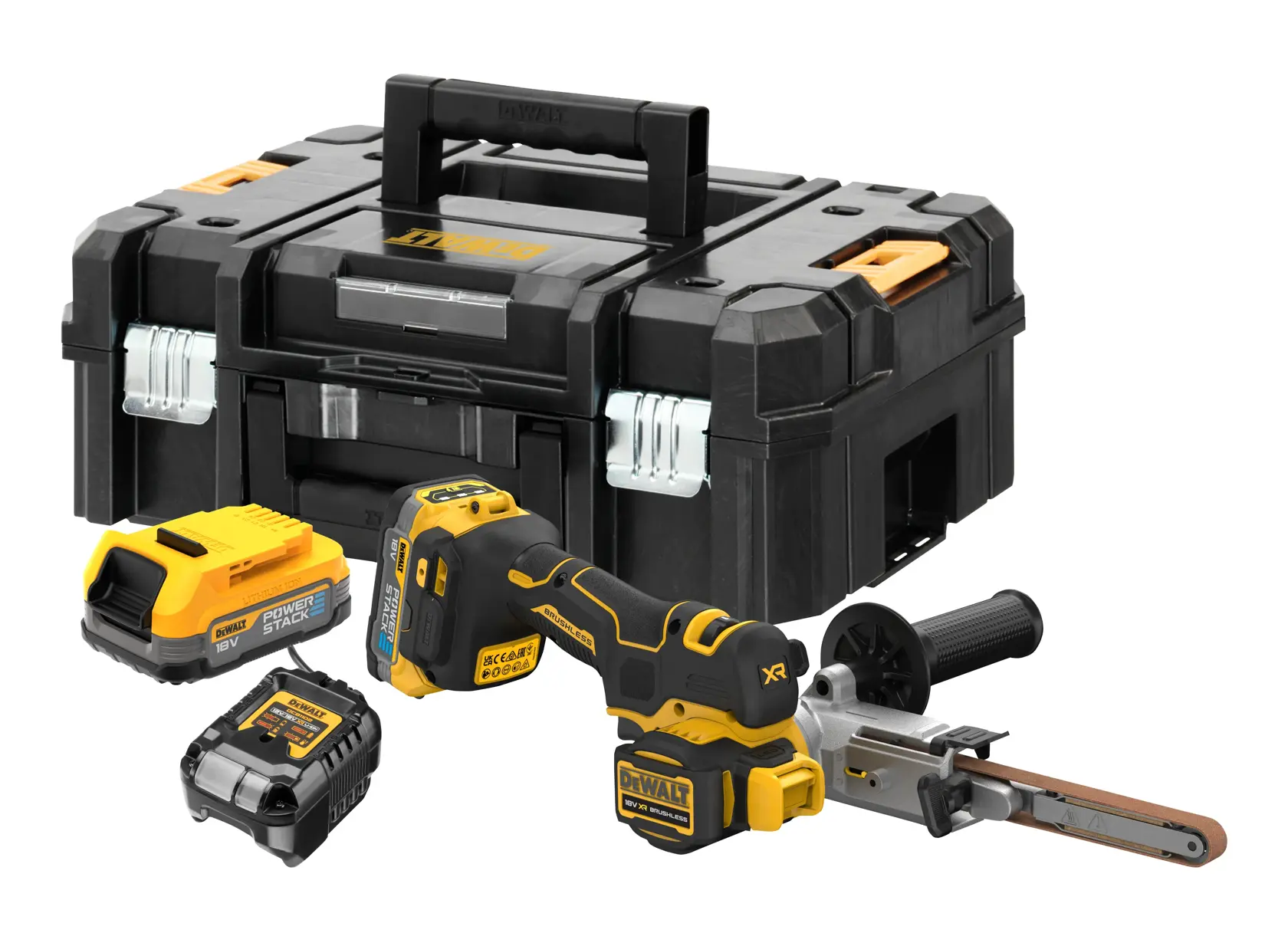 18V XR® Brushless Band File - 2 x POWERSTACK™ 1.7Ah