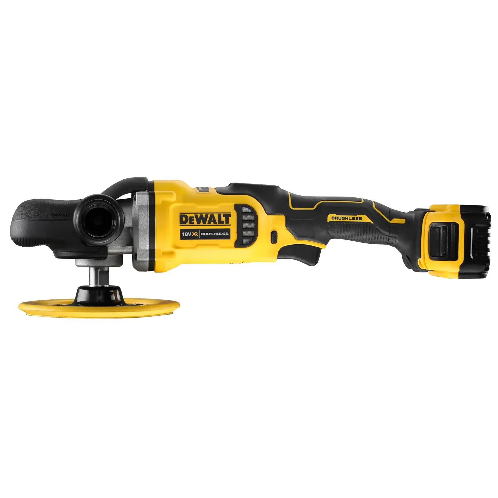 18V XR® Brushless 125mm Rotary Polisher - 2 x 5Ah