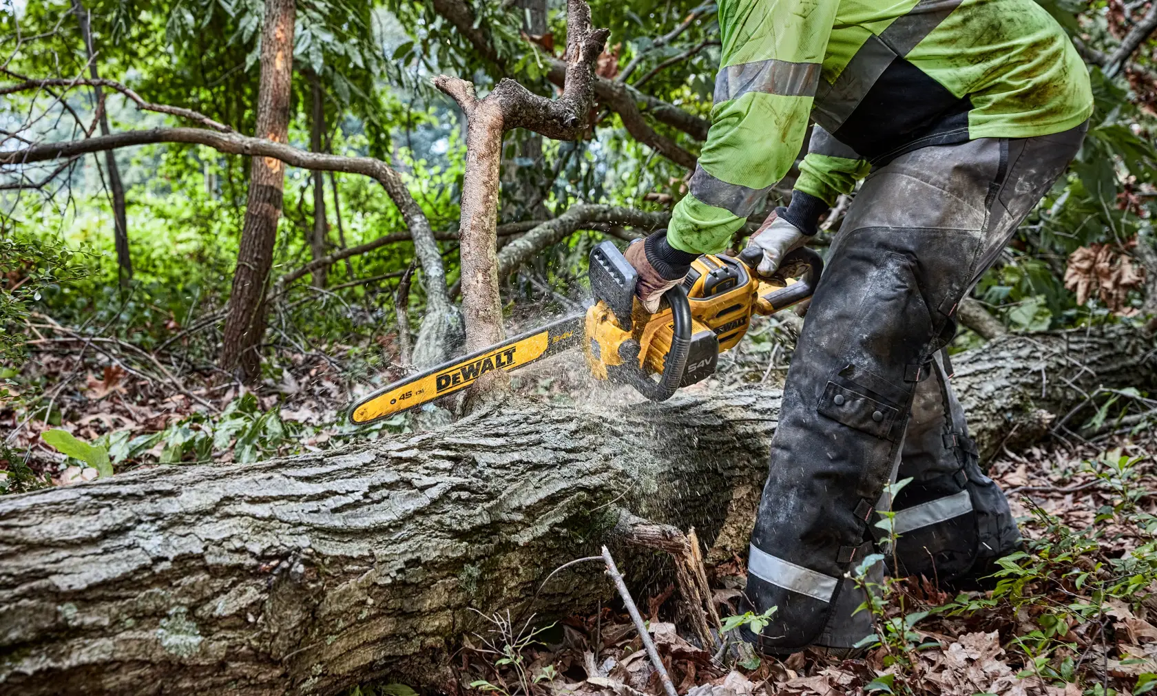 54V XR FLEXVOLT® 45CM High Powered Chainsaw - 1 X 9Ah