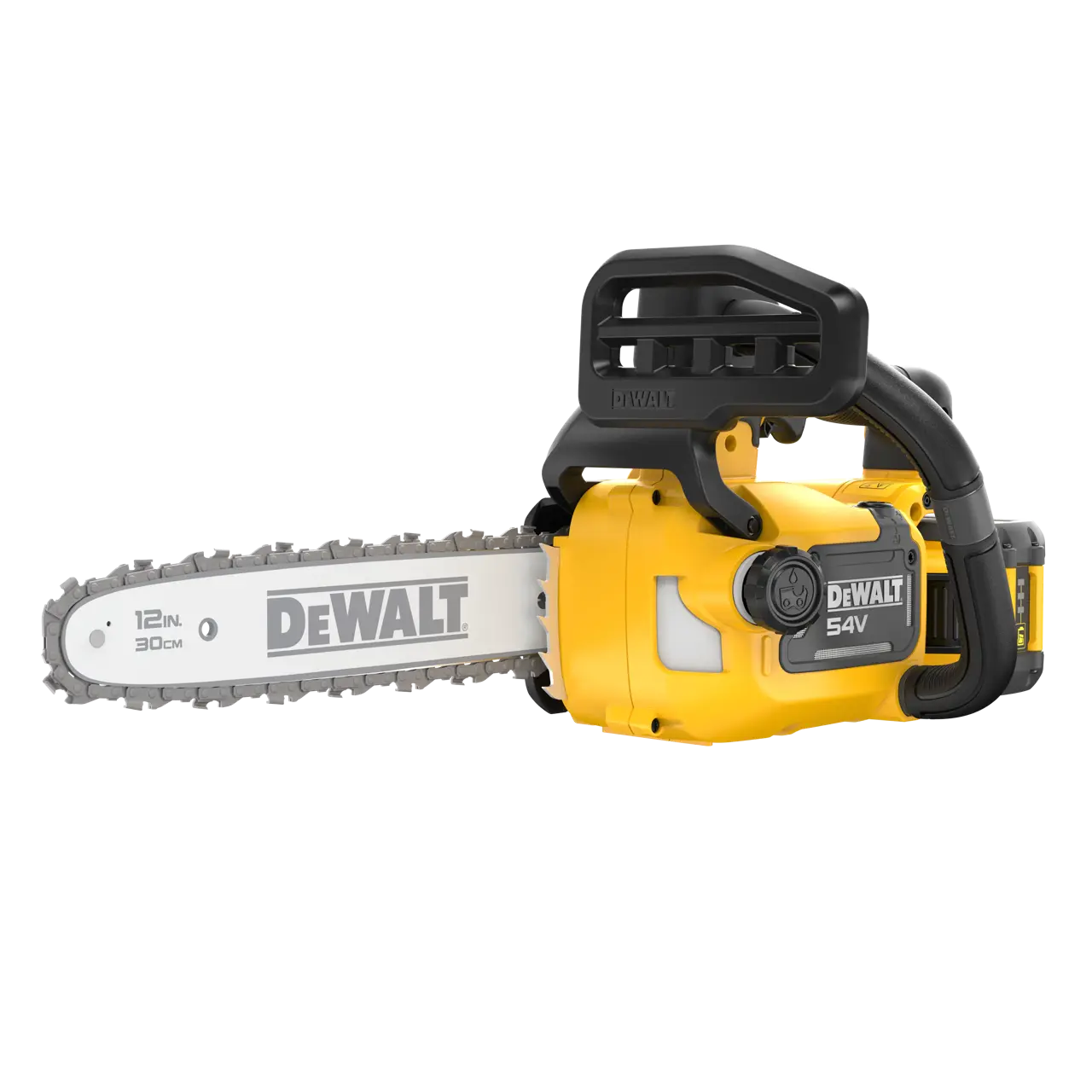 54V XR FLEXVOLT Compact Top Handle Chainsaw with (1) 9Ah Battery