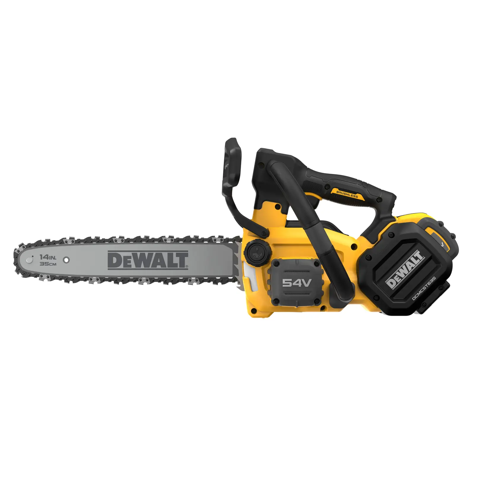 54V XR FLEXVOLT® 35cm Top Handle Chainsaw - 1 x 9Ah