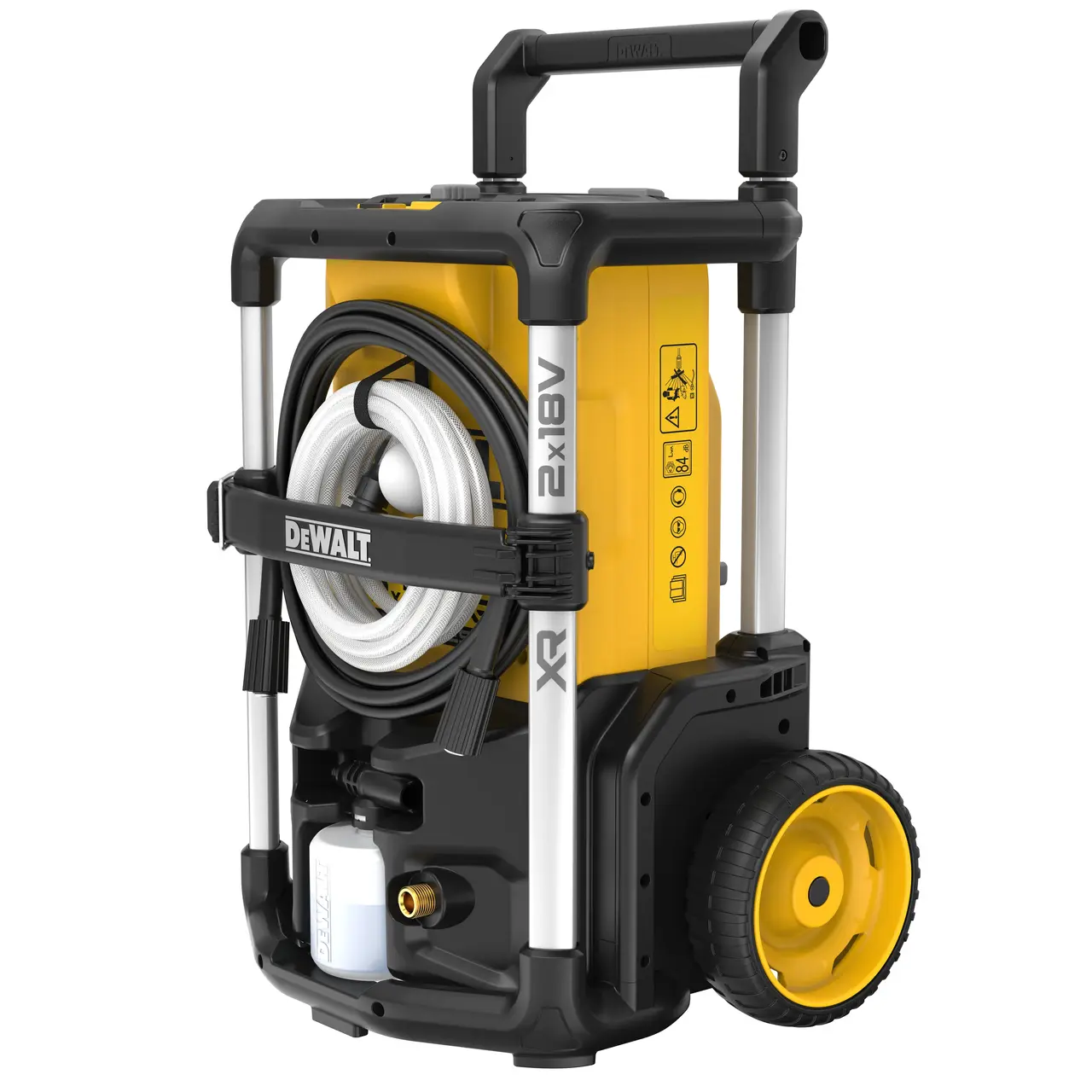 2 x 18V XR Brushless Pressure Washer Powered By Two Batteries (Tool Only)