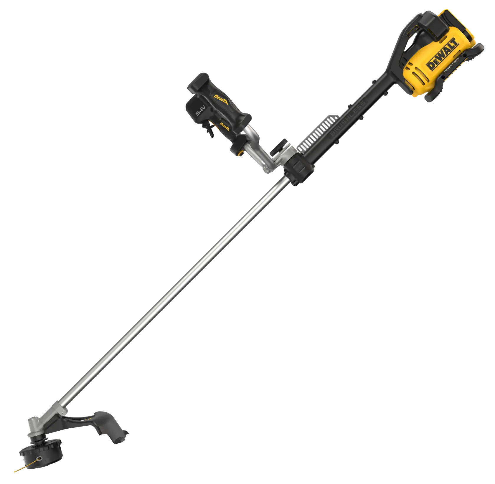 DEWALT Rasentrimmer DCMST922N, DCMST922N-XJ, mit Griff und Schneidkopf dargestellt.