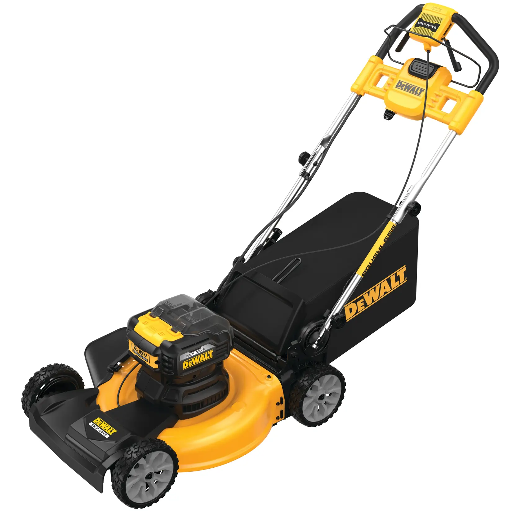 2 x 18V XR® Brushless Self-propelled Lawn Mower (Tool Only)