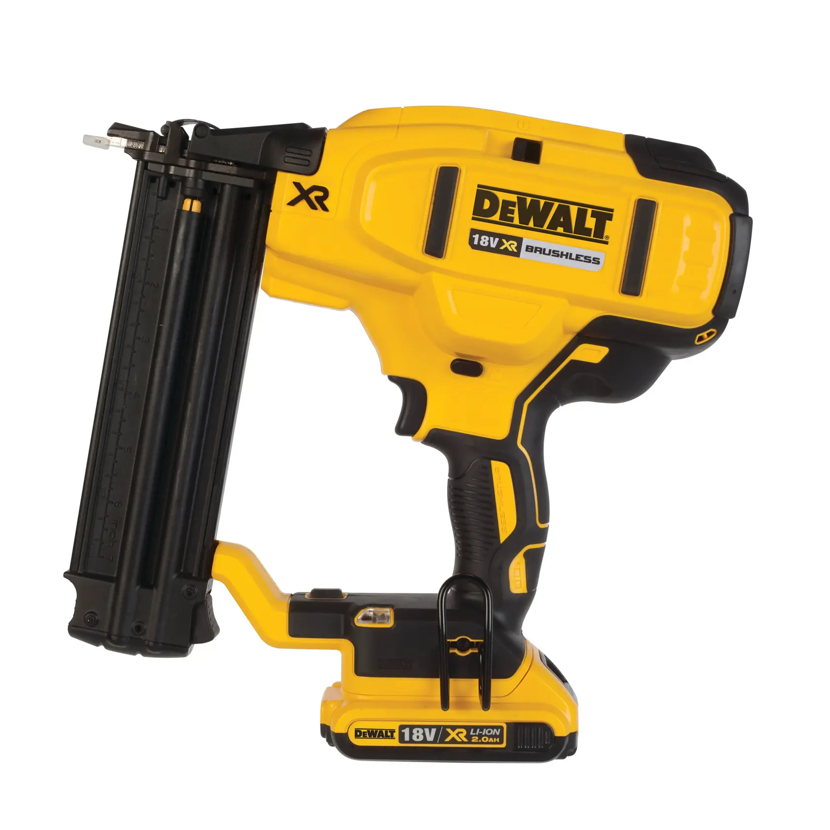 18V XR® Brushless Second Fix Nailer (2 X 2 Ah) (18 Gauge)
