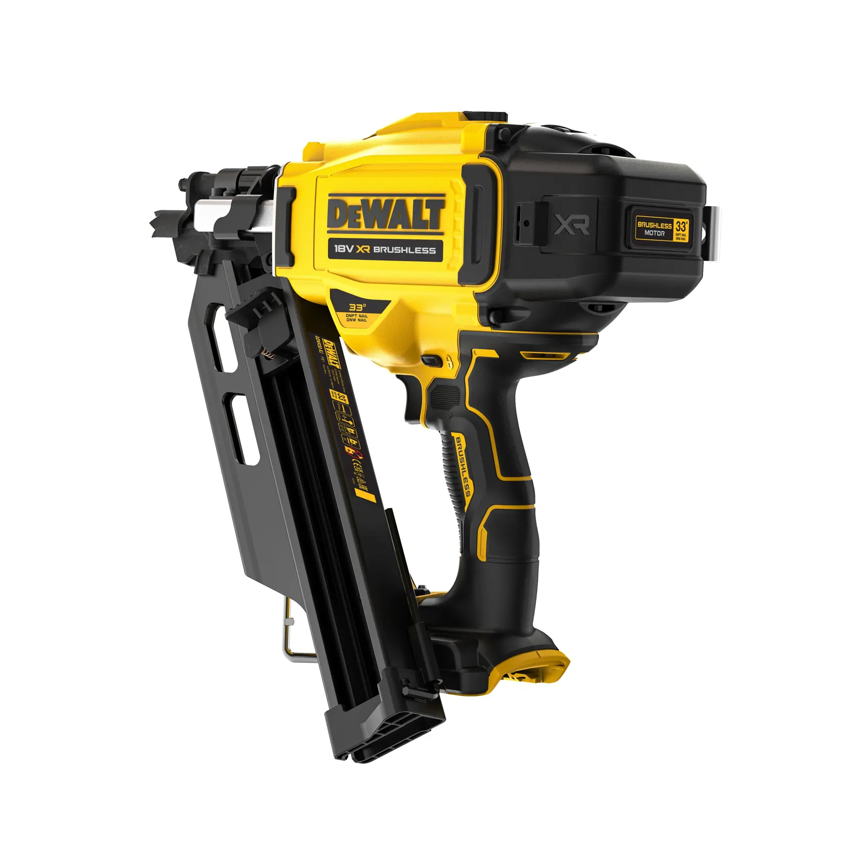 18V XR® Brushless 33° 90 mm Framing Nailer - Bare Tool Only