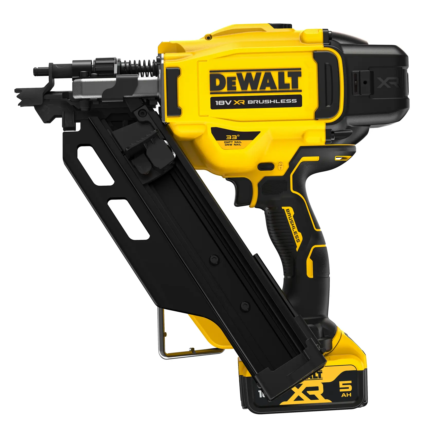 18V XR® Brushless Next Gen Framing Nailer - 2 X 5AH