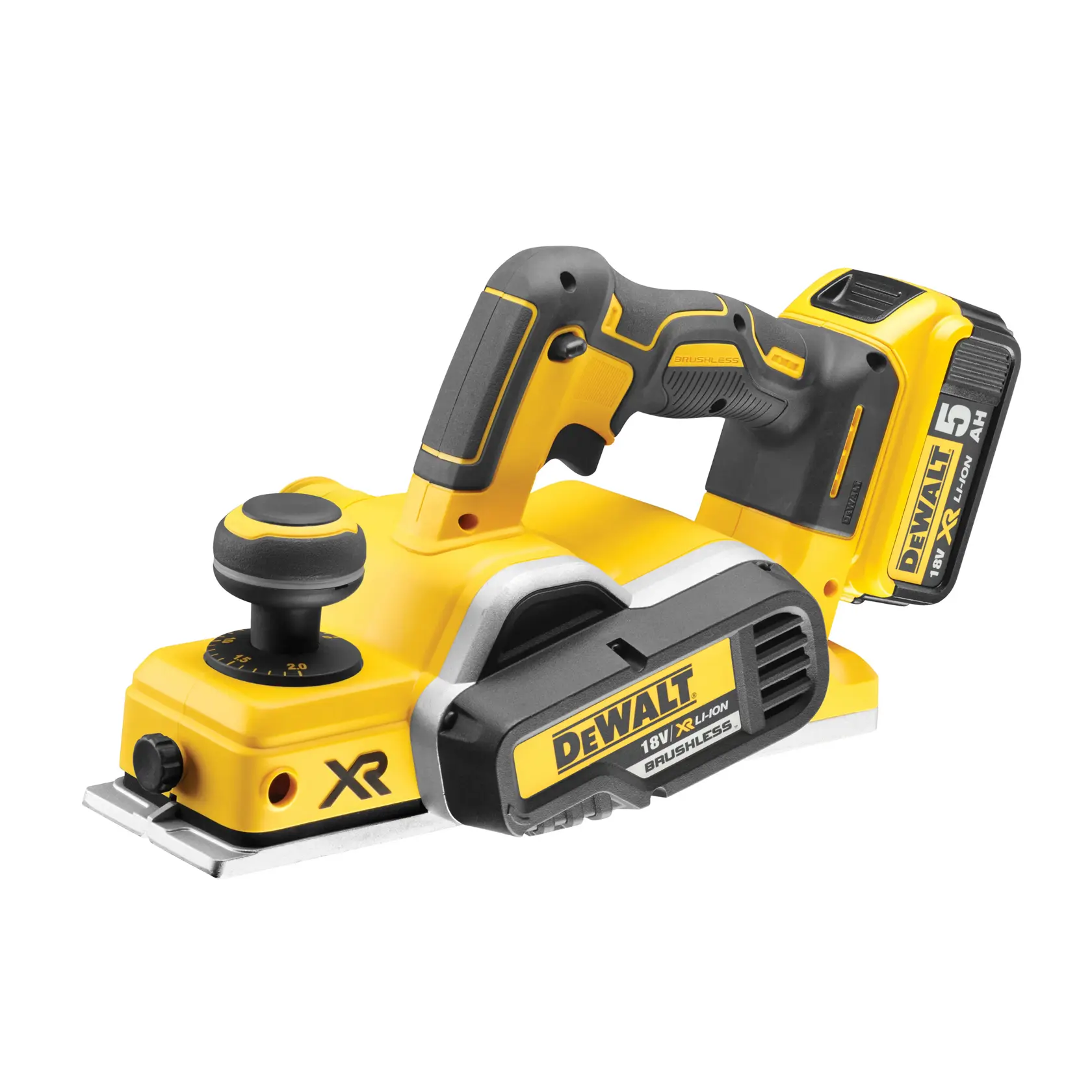 18V XR® Brushless Planer - 2 X 5Ah