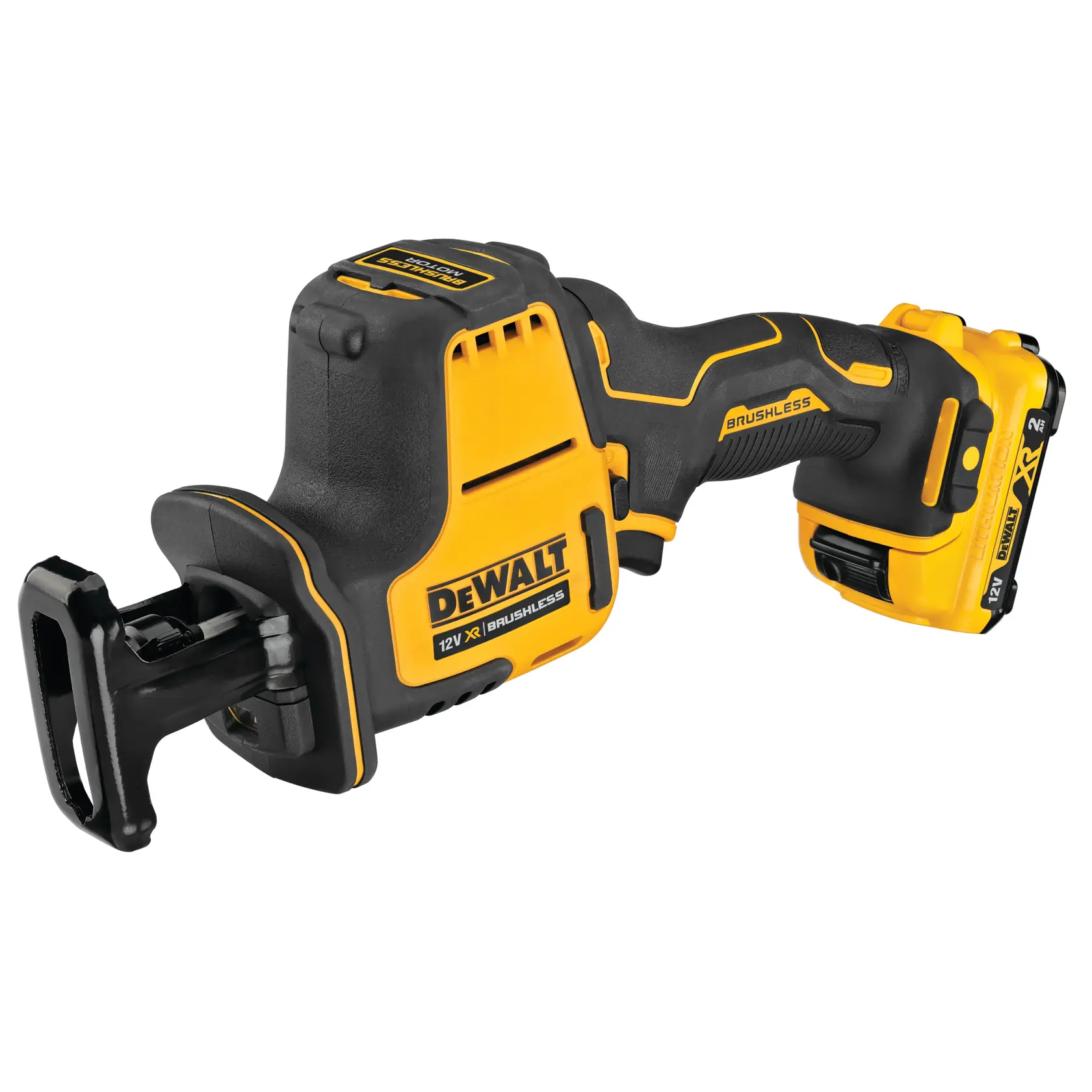 12V XR® Brushless Sub Compact Reciprocating Saw - 2 x 2Ah