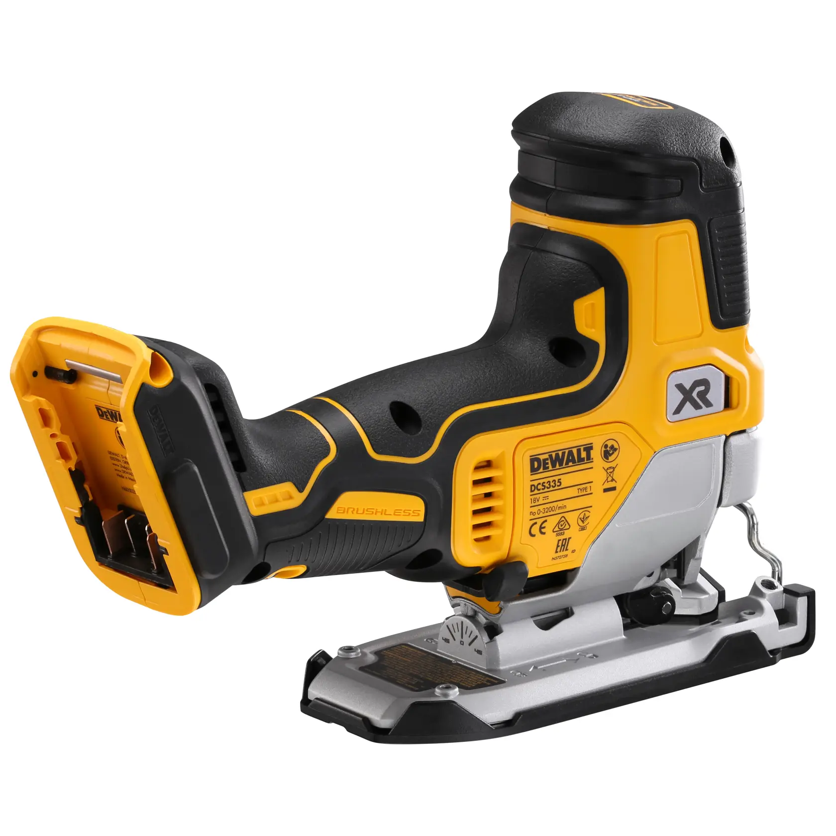 18V XR® Brushless Body Grip Jigsaw (Tool Only)