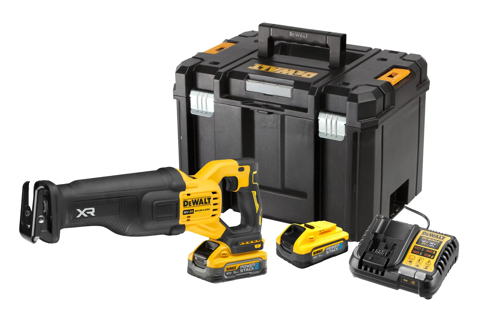 18V XR® Brushless Reciprocating Saw - 2 x POWERSTACK™ 5Ah