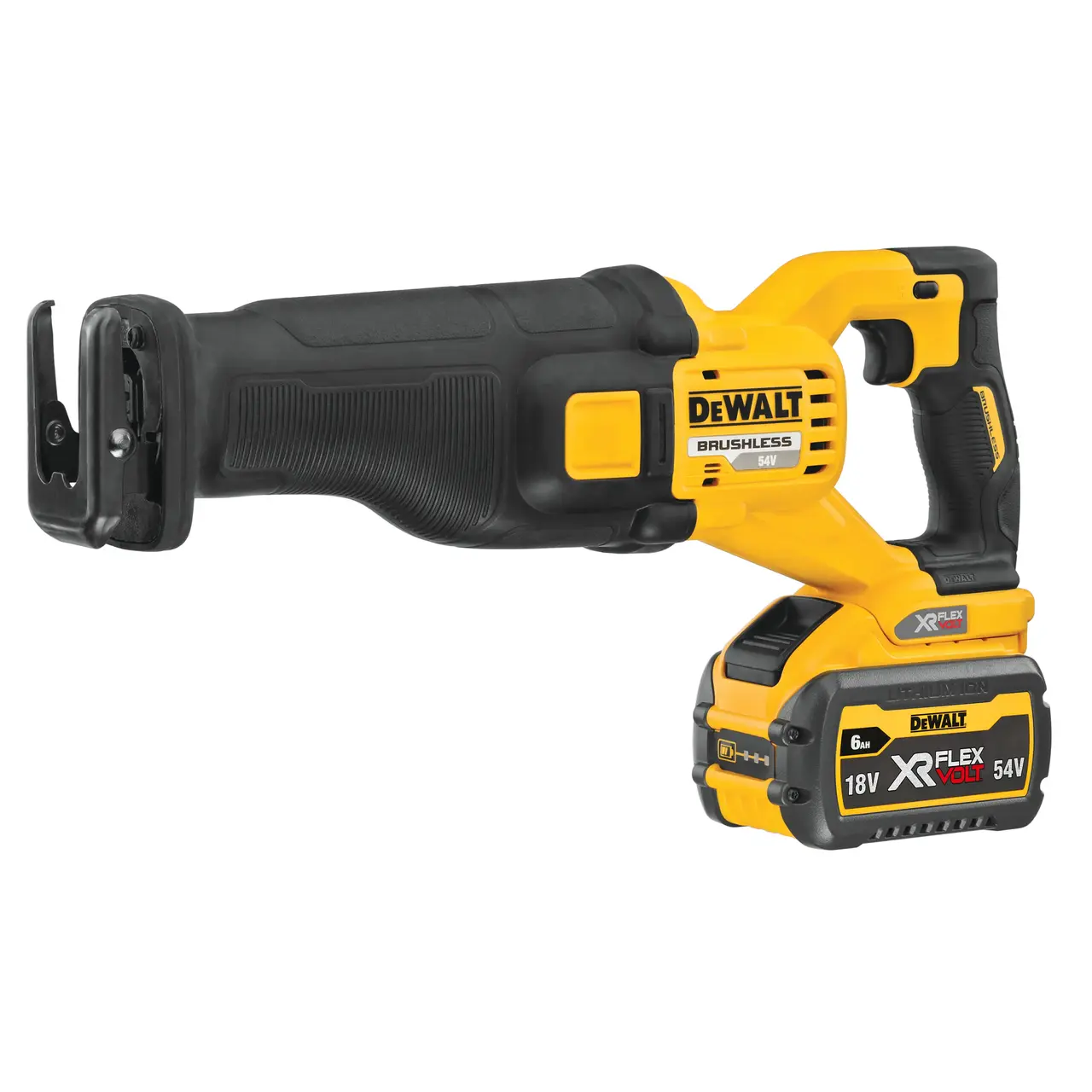 54V XR FLEXVOLT Reciprocating Saw with (2) 6Ah Batteries